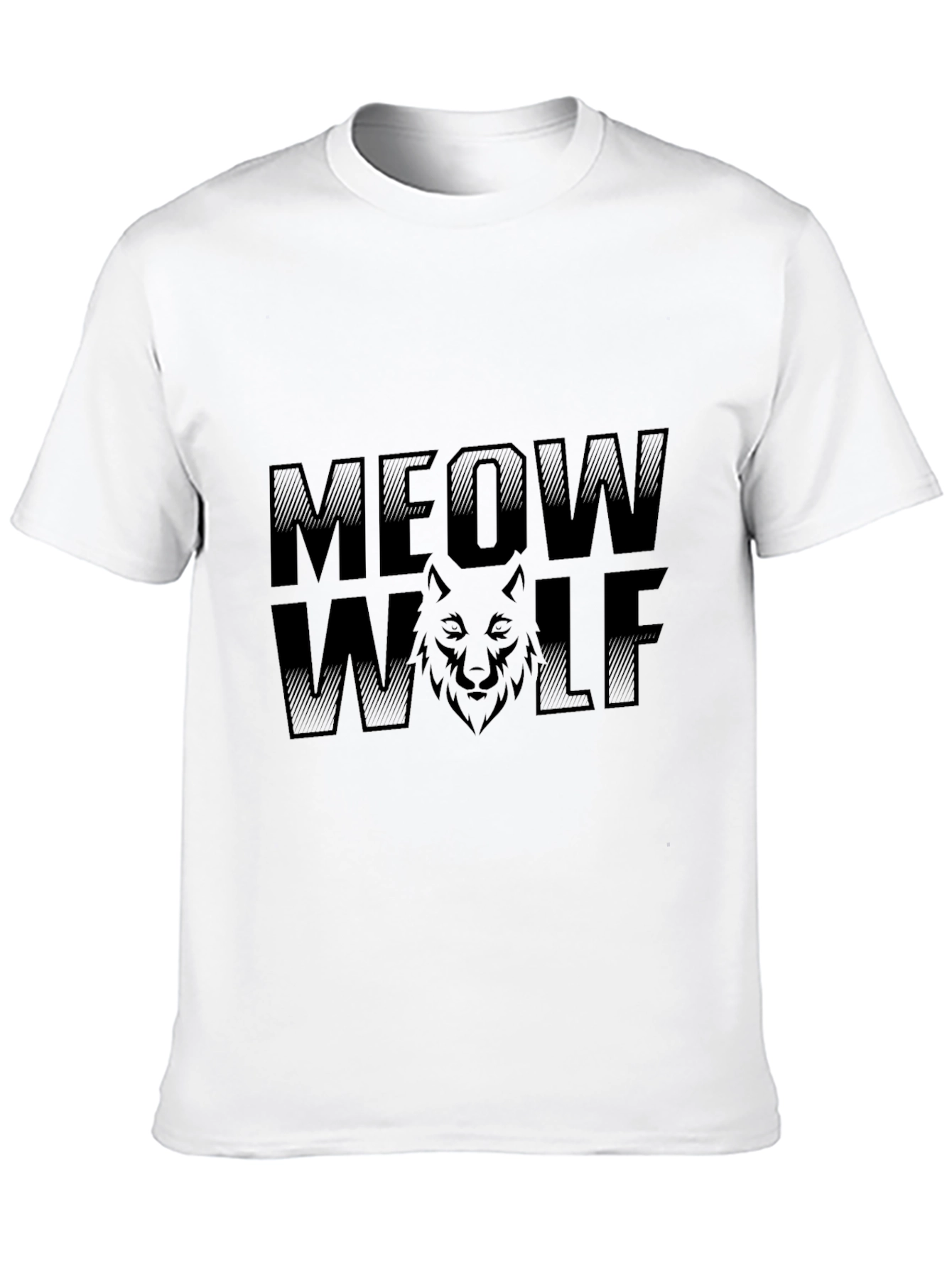 Meow Wolf T-Shirt Black Cotton Blend Tee