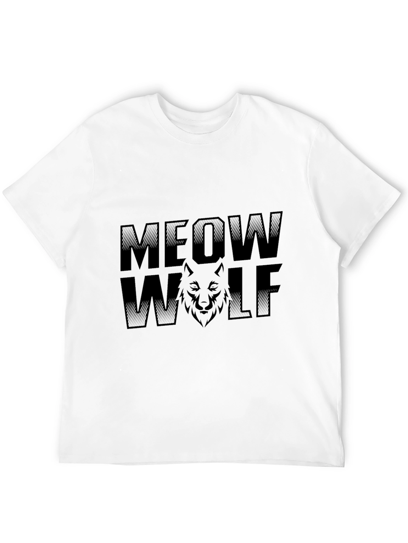 Meow Wolf T-Shirt Black Cotton Blend Tee