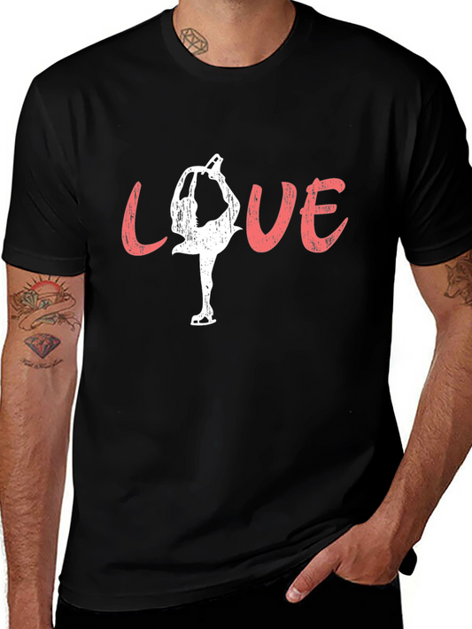 Figure Skating LOVE Graphic Tee