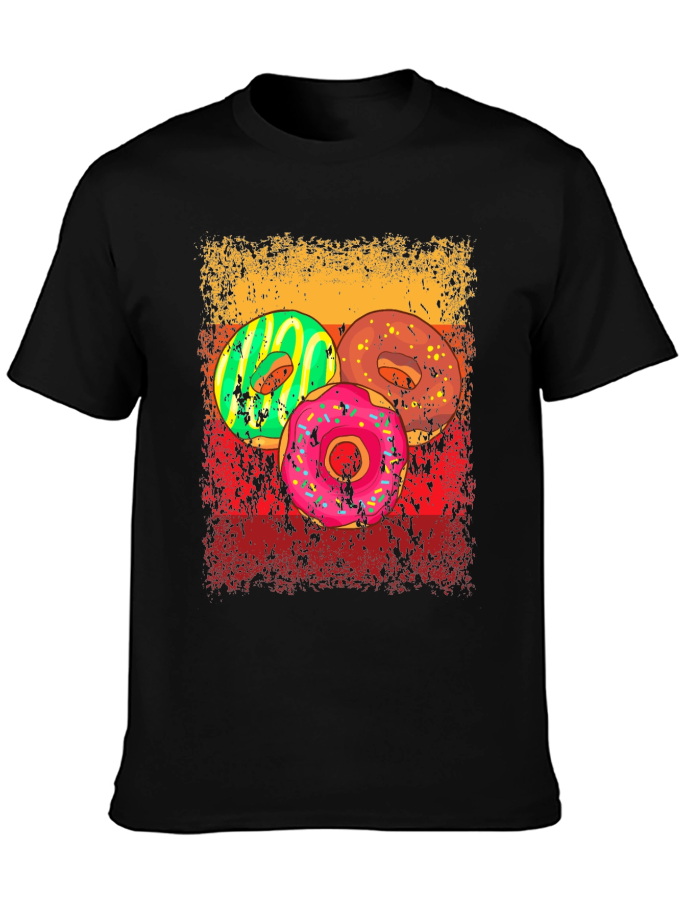 Donut Graphic T-Shirt - Sweet Treat Design