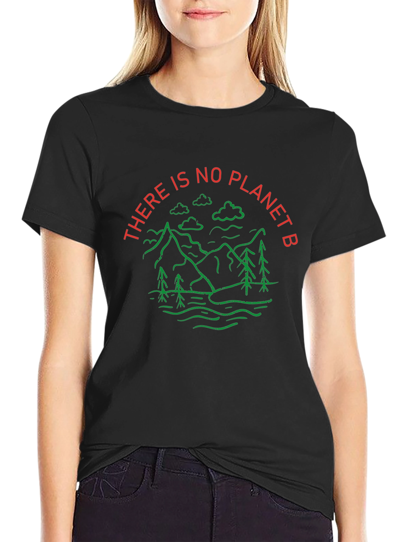 Eco-Friendly Graphic Tee - No Planet B