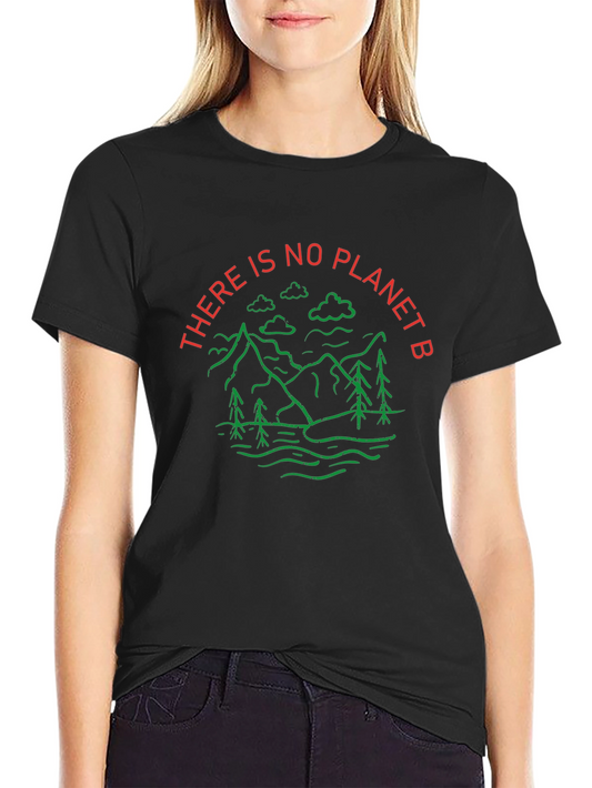 Eco-Friendly Graphic Tee - No Planet B