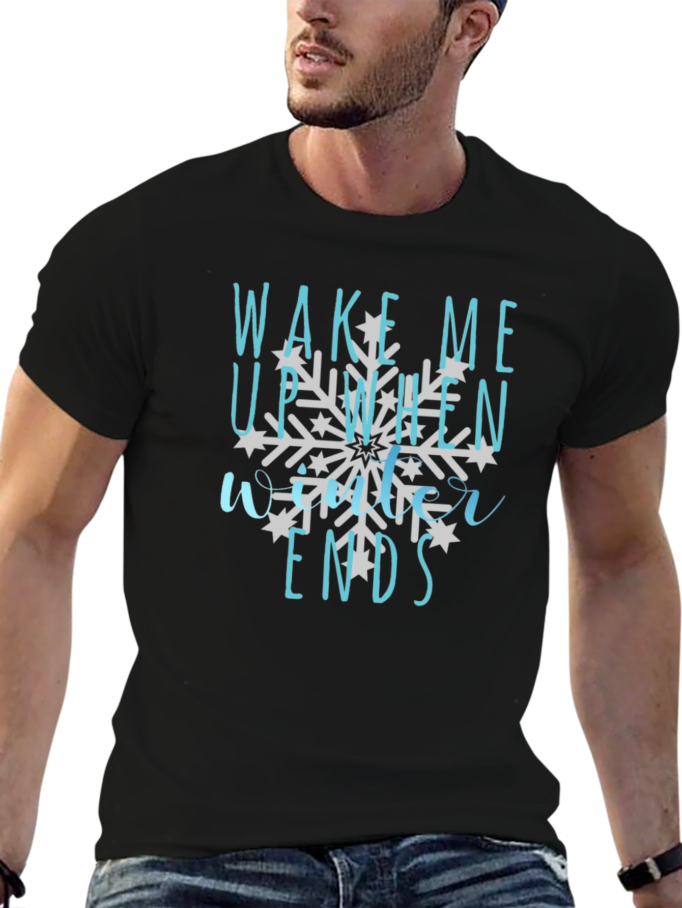 Wake Me Up When Winter Ends Graphic Tee