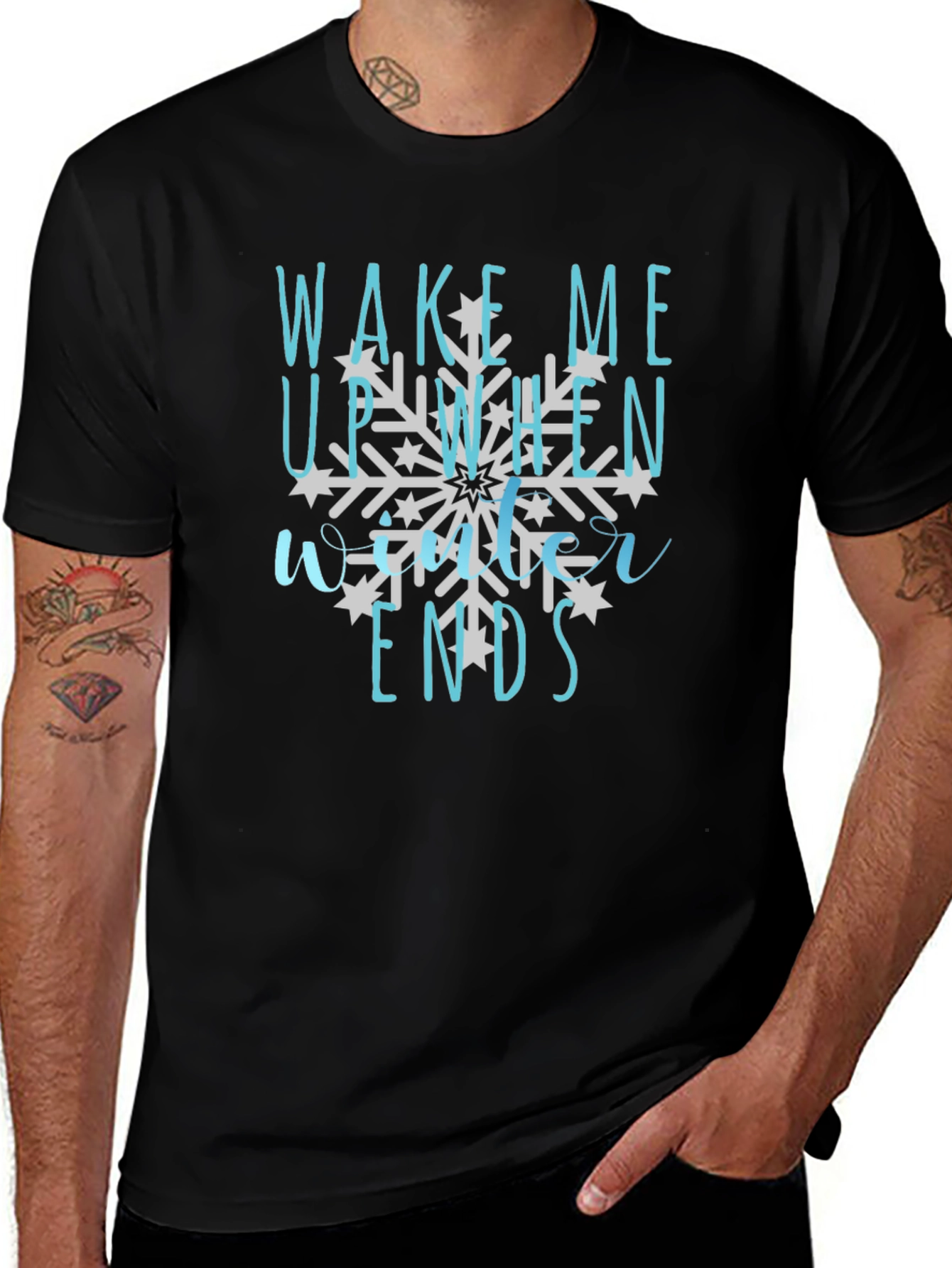Wake Me Up When Winter Ends Graphic Tee
