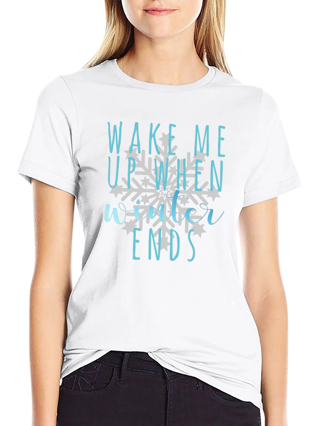 Wake Me Up When Winter Ends Graphic Tee