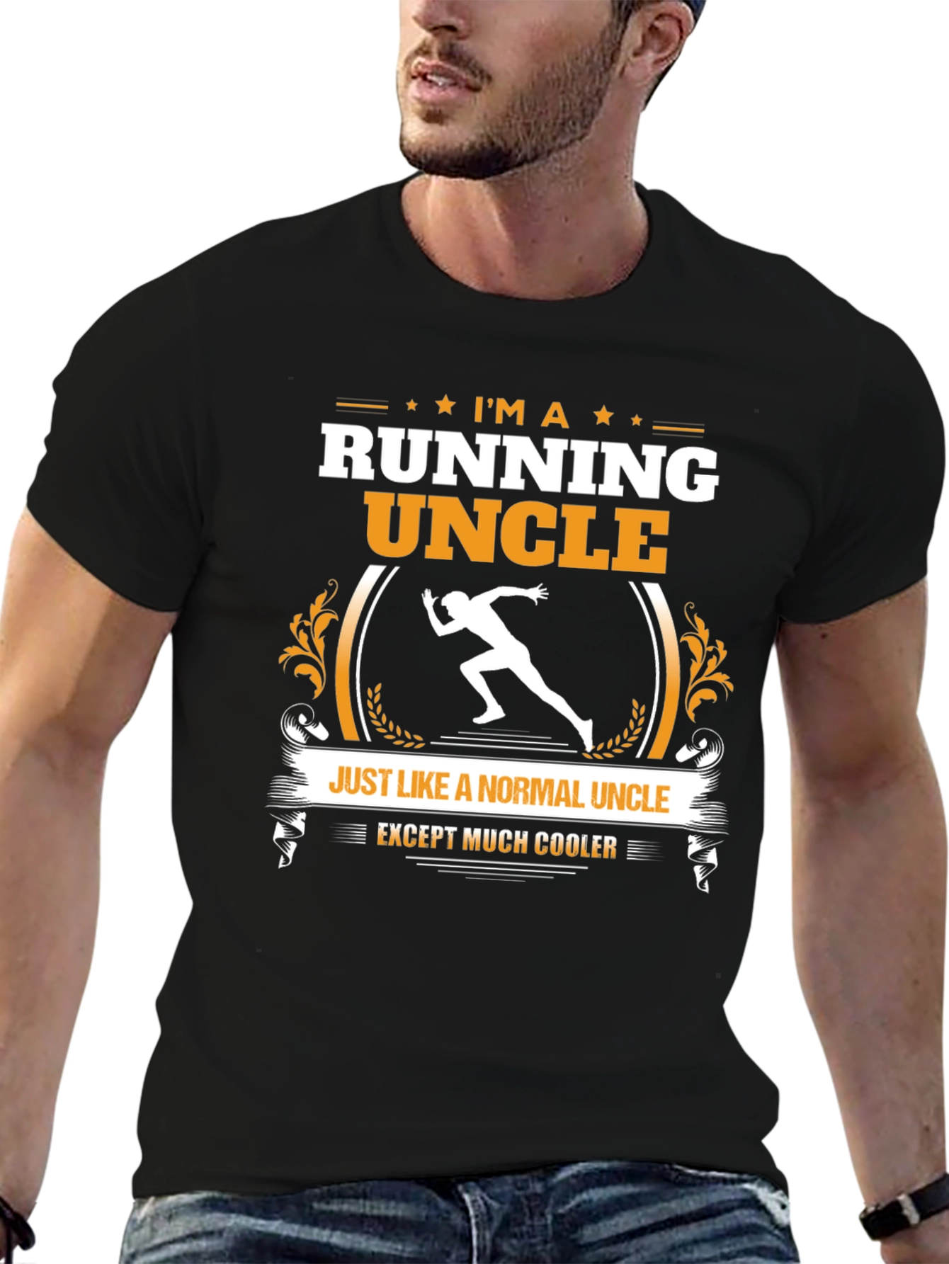 Running Uncle T-Shirt - Cool Uncle Gift