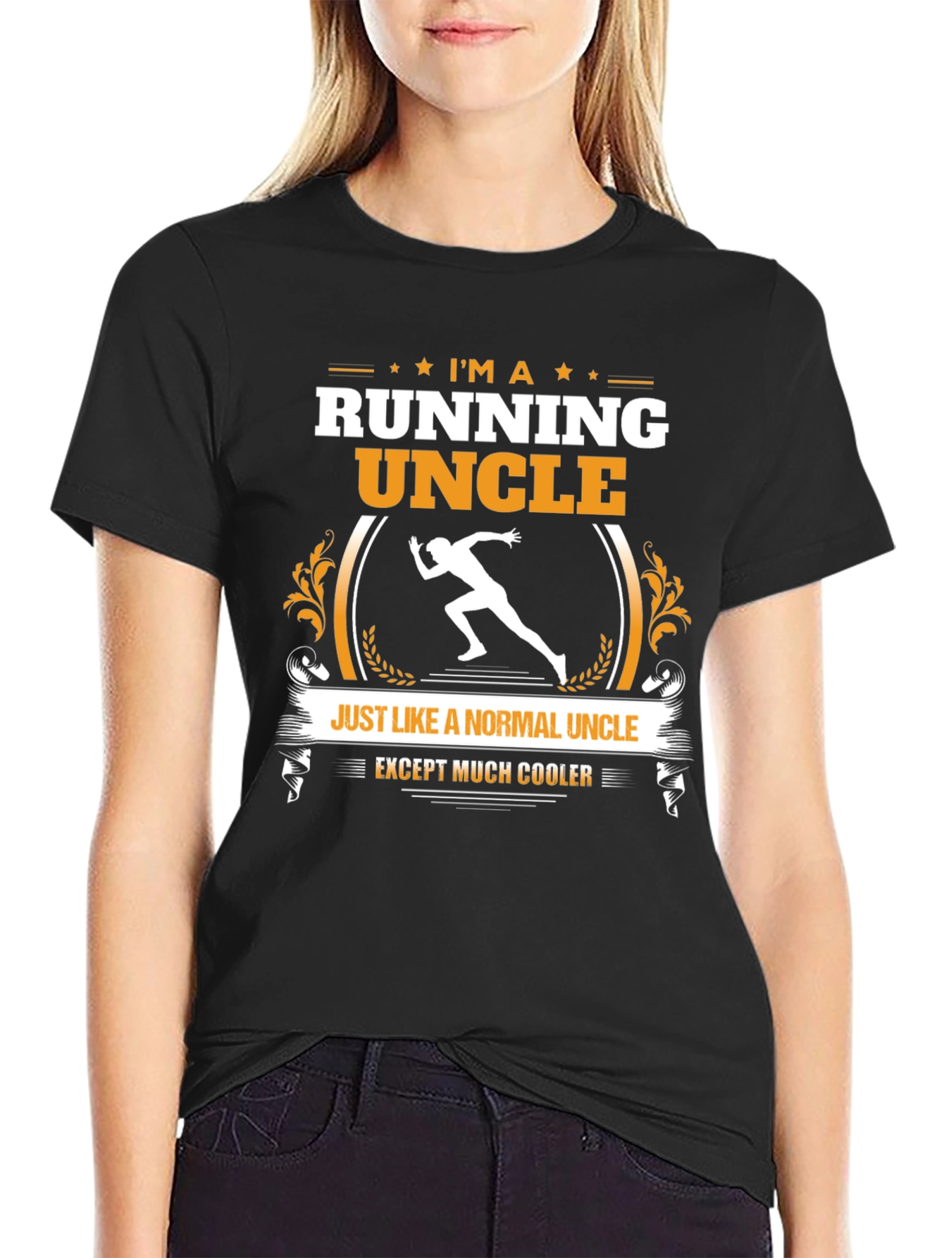 Running Uncle T-Shirt - Cool Uncle Gift
