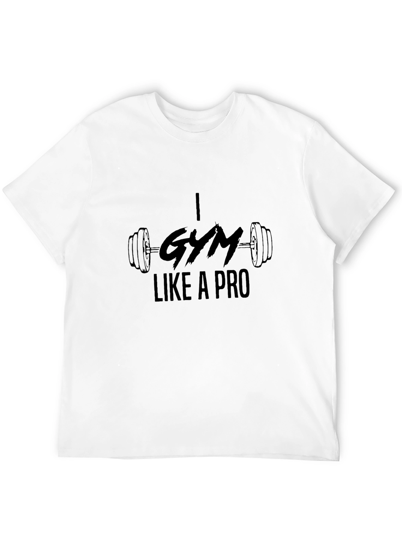 I Gym Like a Pro Black Graphic Tee