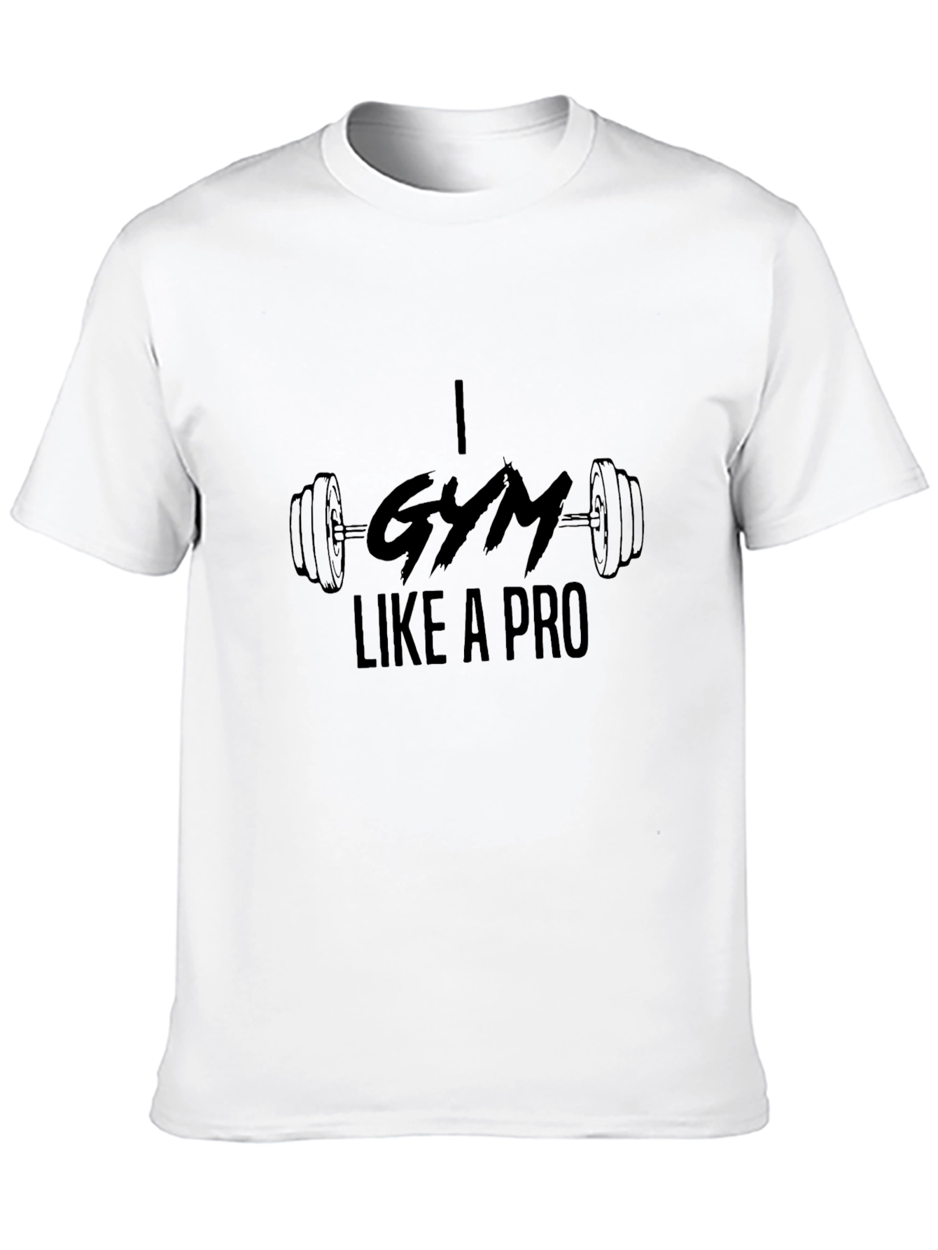 I Gym Like a Pro Black Graphic Tee