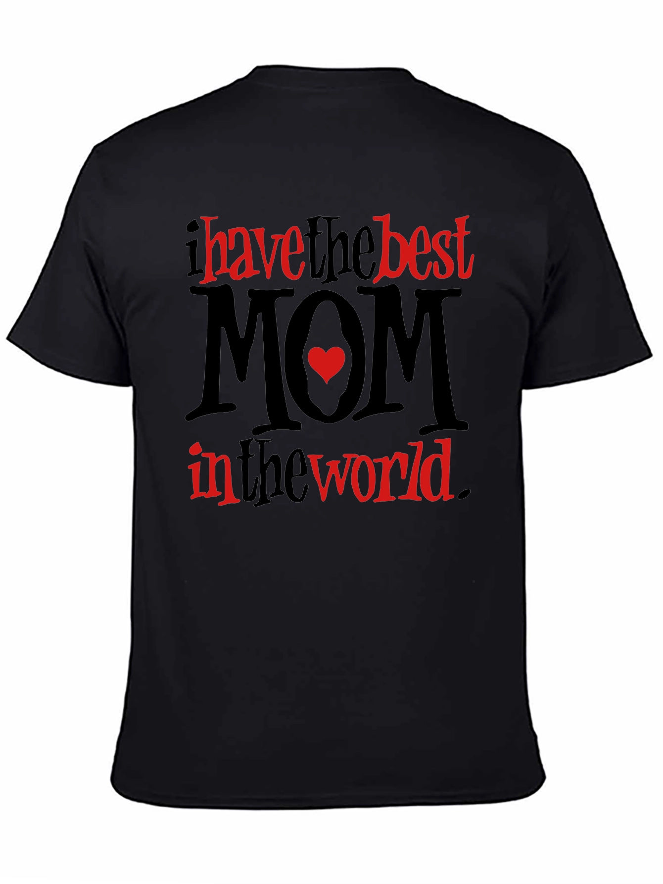 Best Mom Ever Black Graphic Tee
