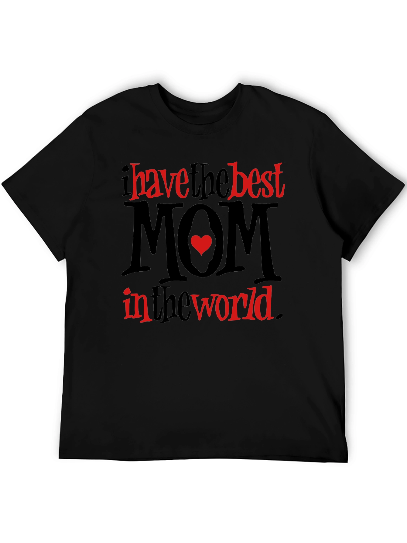 Best Mom Ever Black Graphic Tee