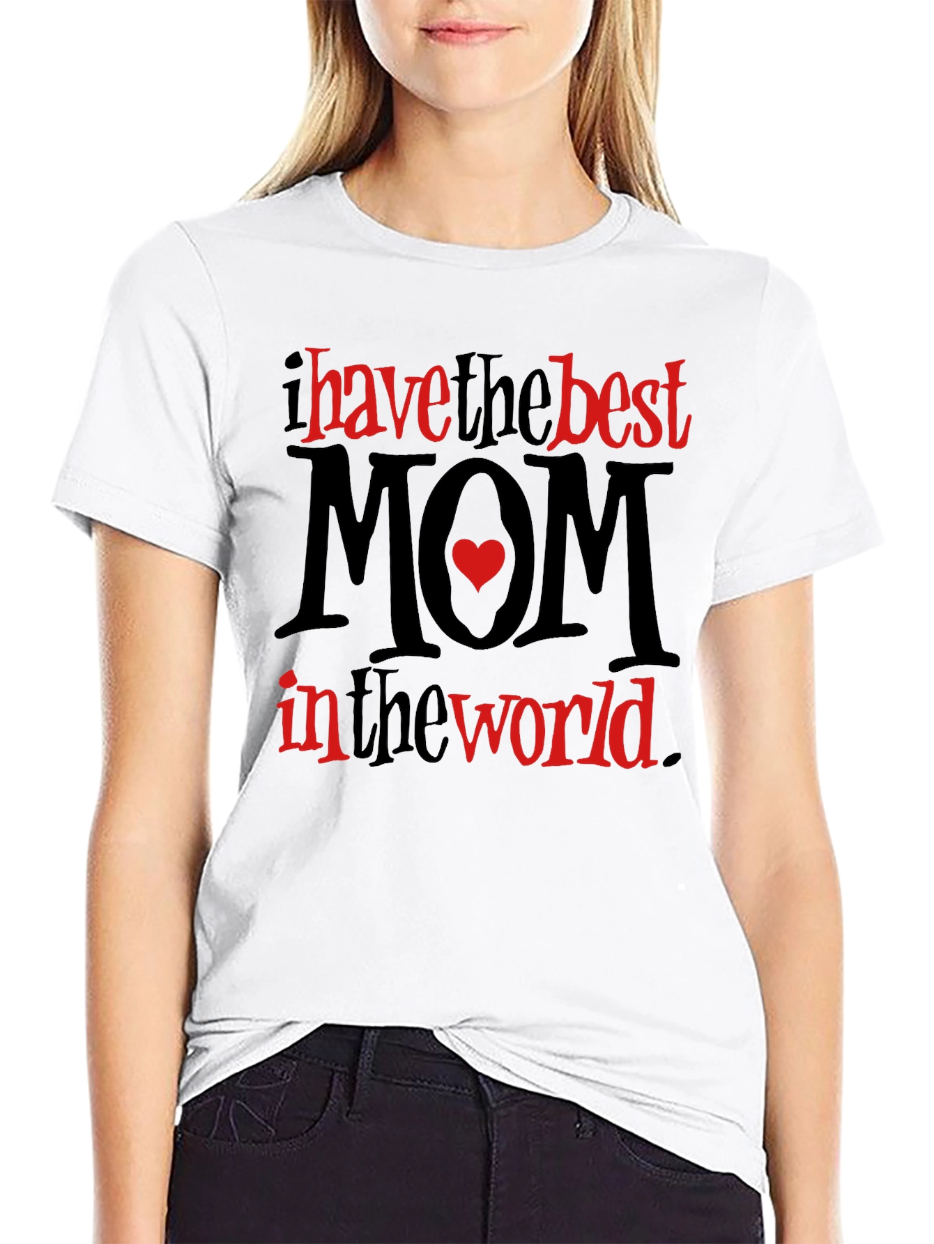 Best Mom Ever Black Graphic Tee