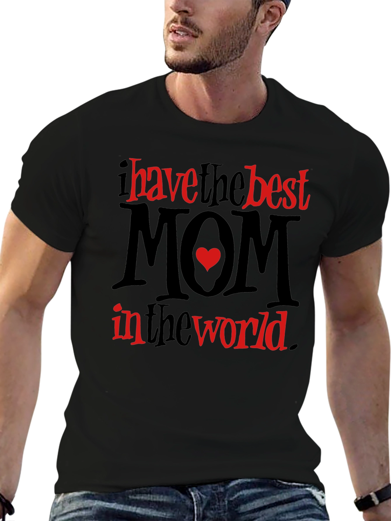 Best Mom Ever Black Graphic Tee