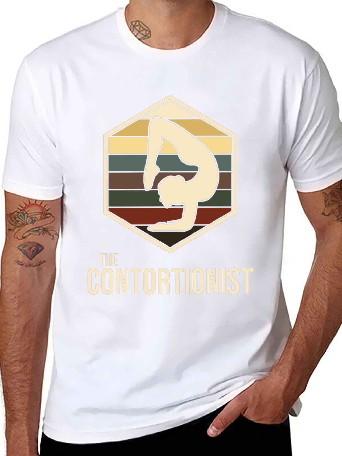The Contortionist T-Shirt - Flexible Yoga Pose Tee