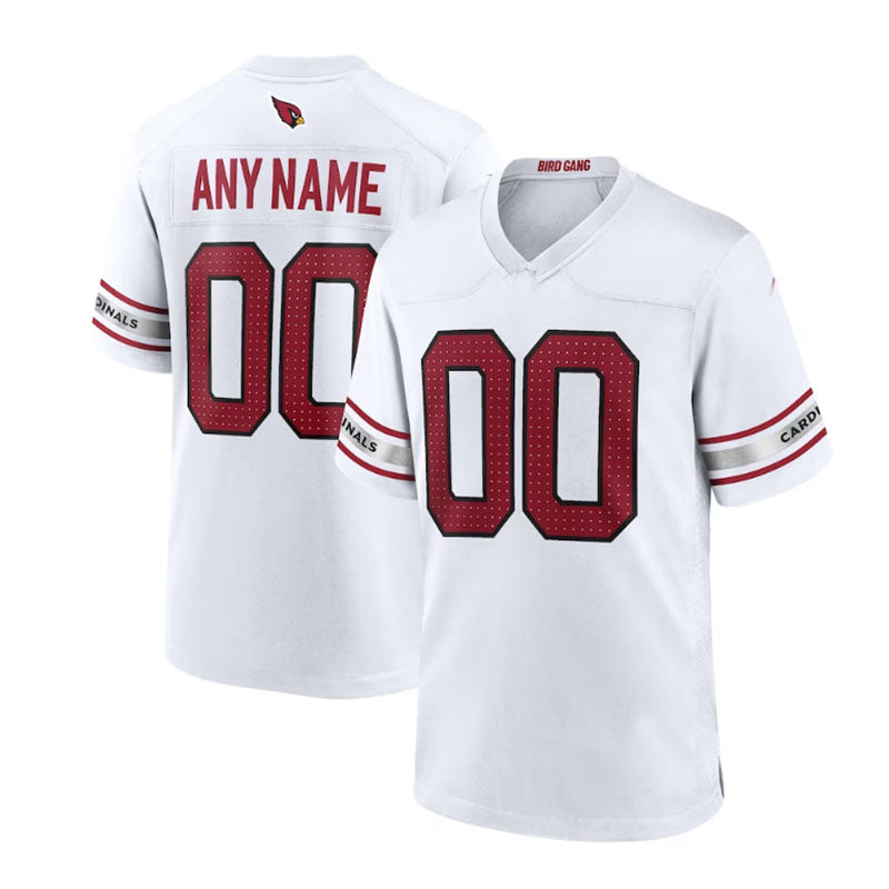 Custom1 Arizona Cardinals  Game Jerseys - White Stitched American Football Jerseys