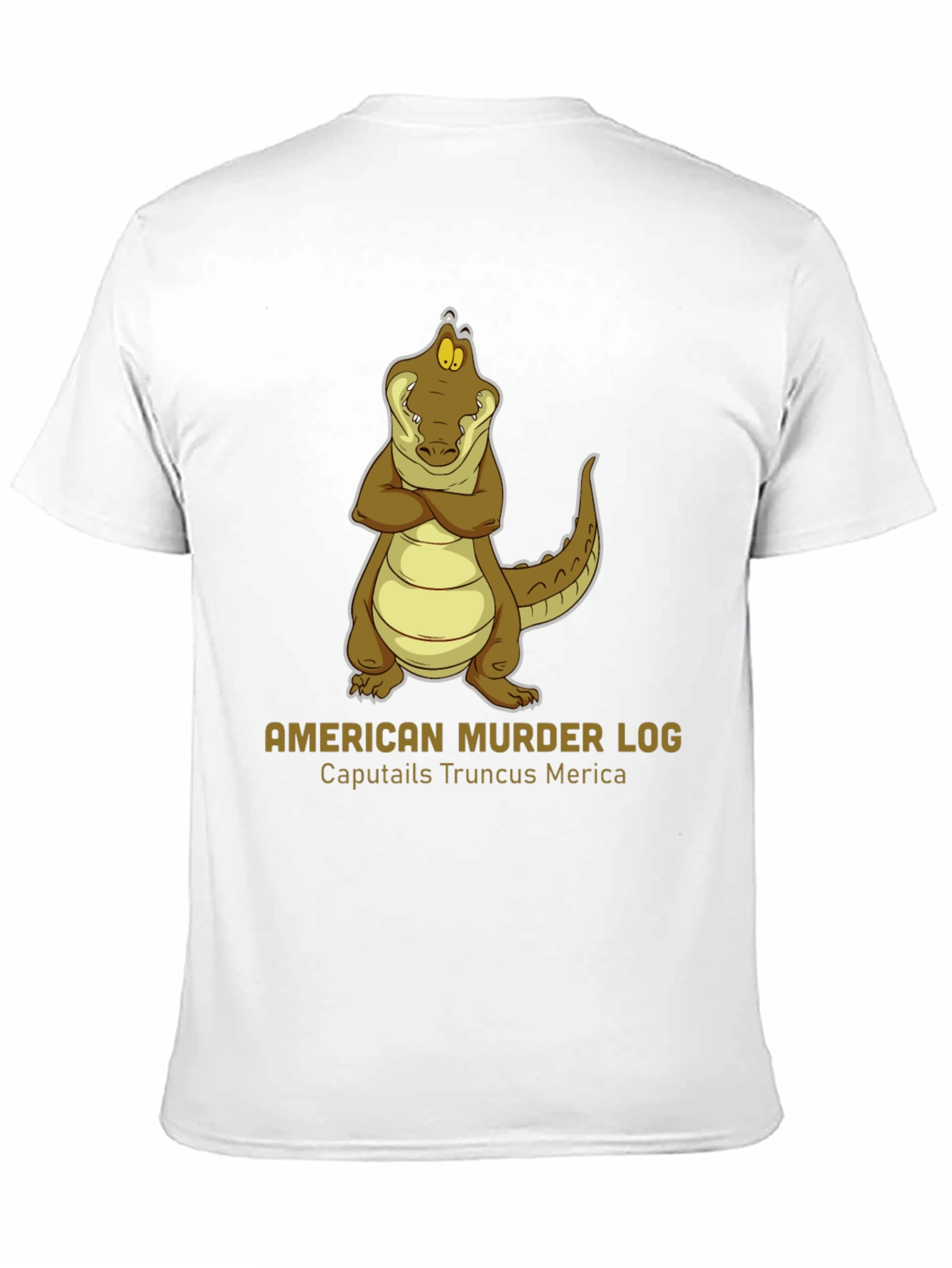 American Murder Log Alligator Graphic Tee
