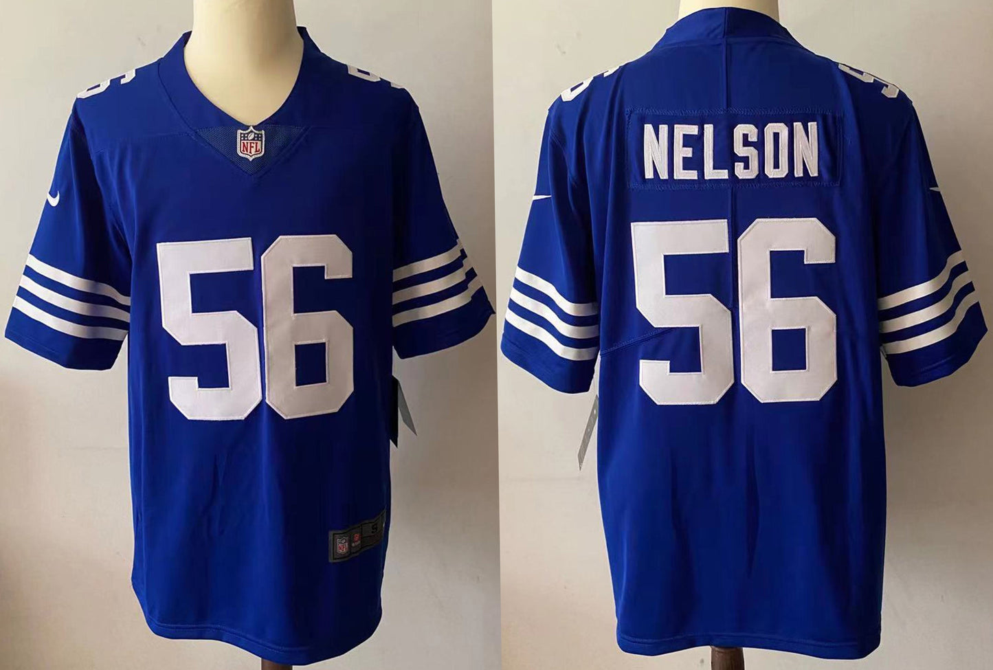 Men's Indianapolis Colts Quenton Nelson #56 Blue Game Player Jerseys