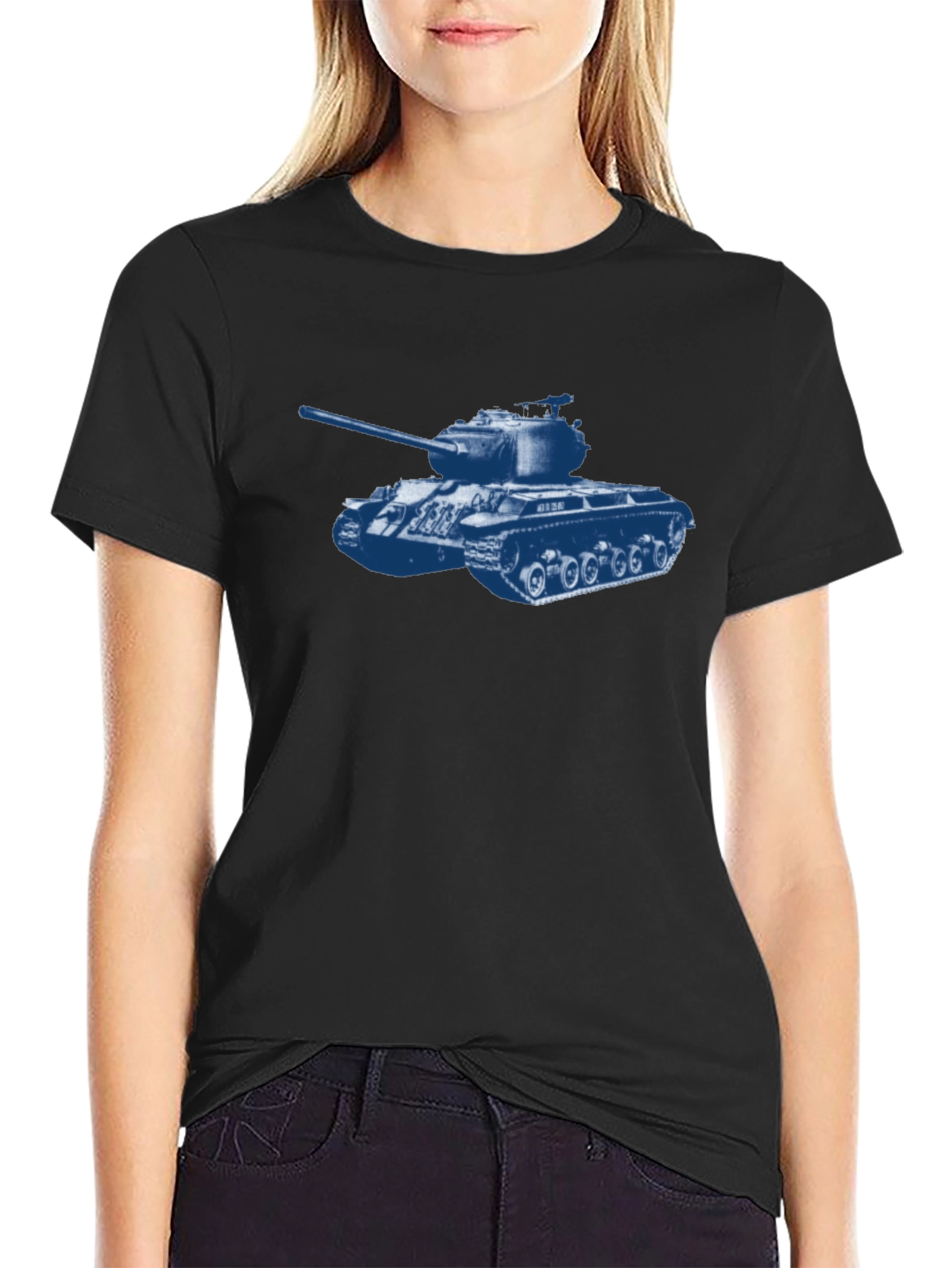 Tank Graphic T-Shirt - Military Style Tee