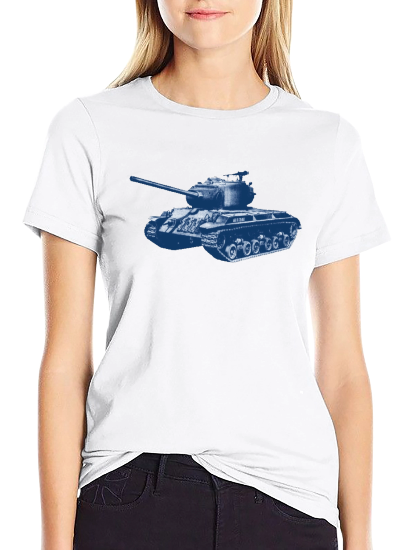 Tank Graphic T-Shirt - Military Style Tee