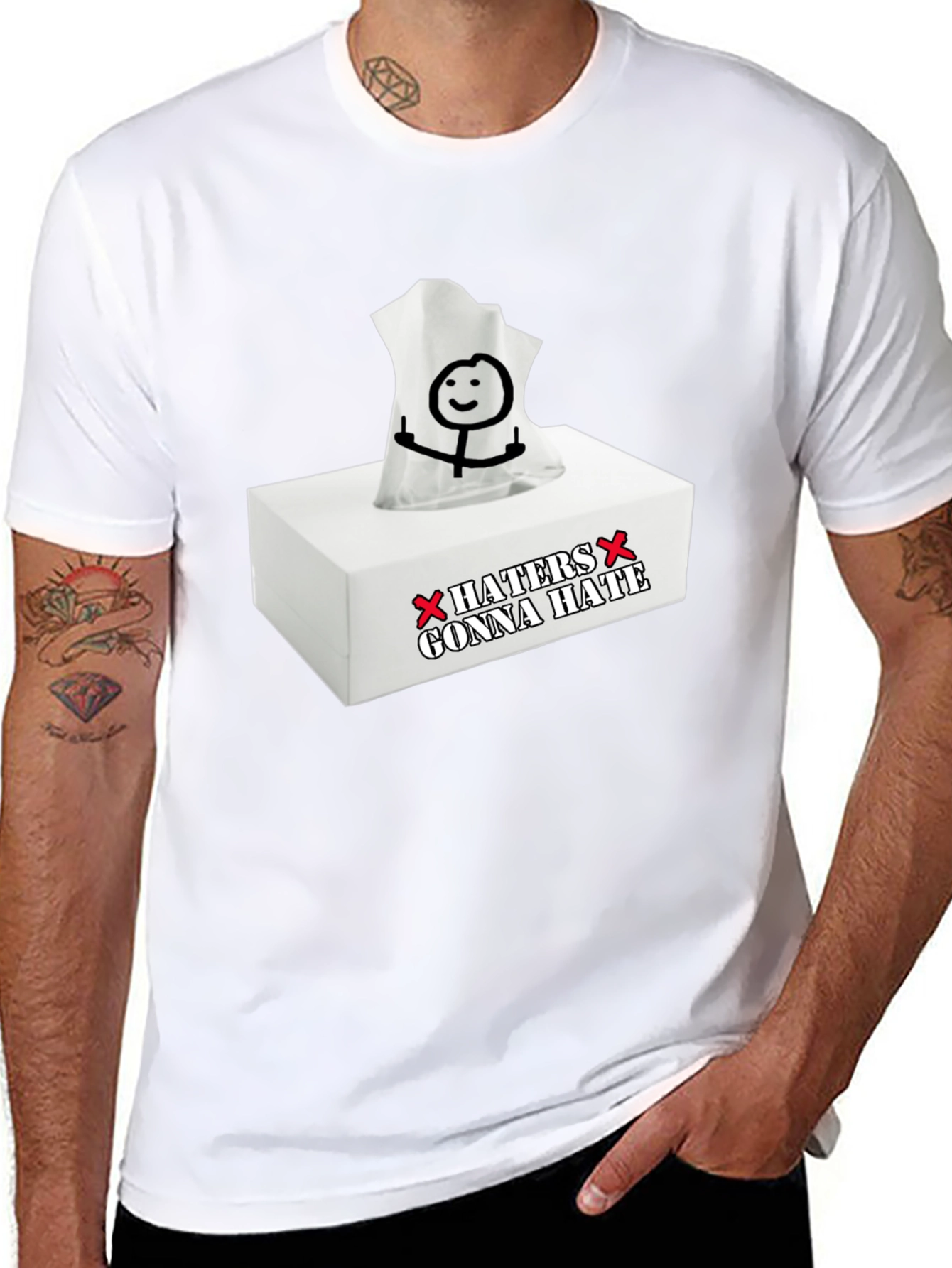 Haters Gonna Hate Funny Graphic Tee