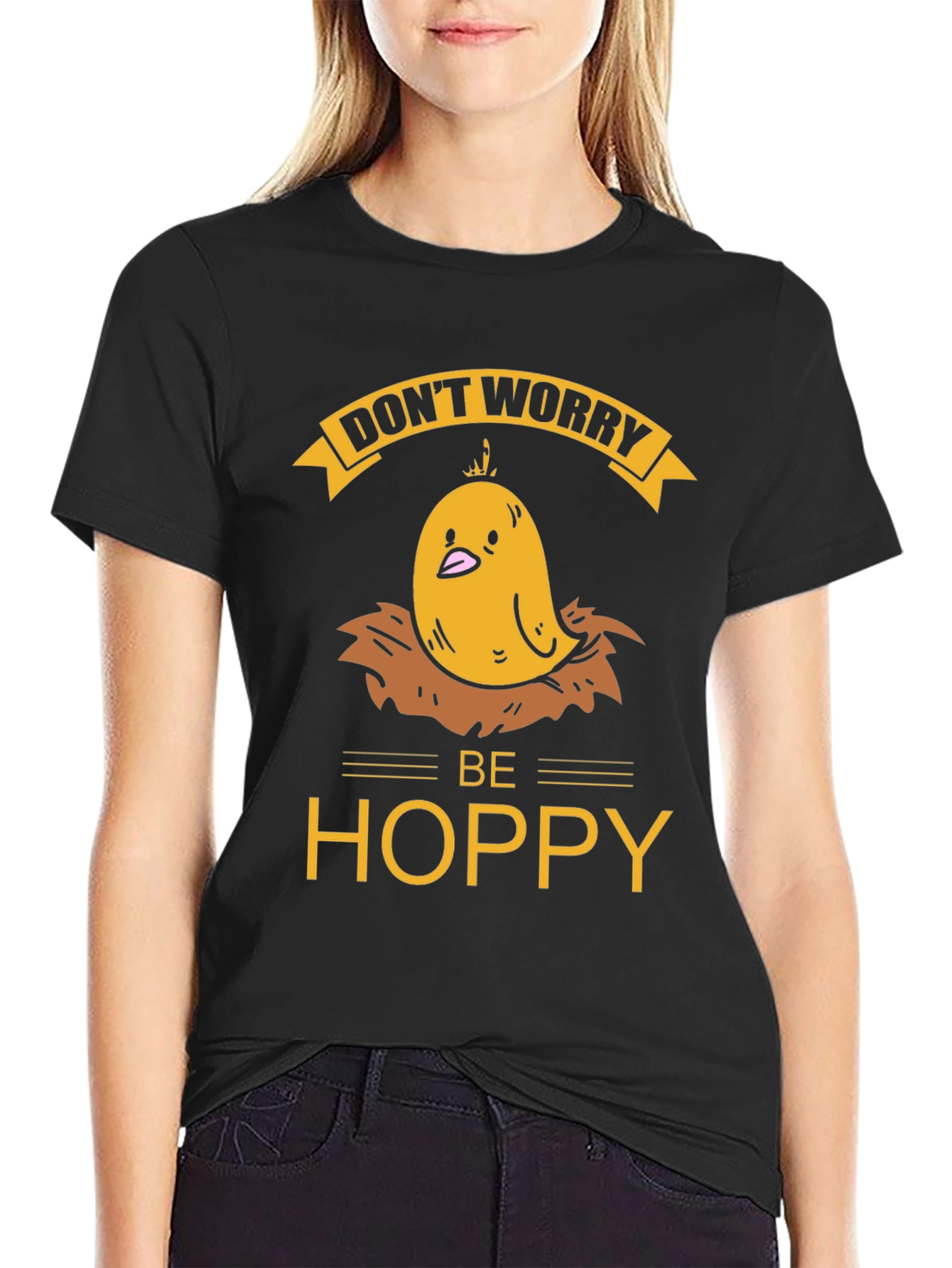 Dont Worry Be Hoppy Graphic Tee