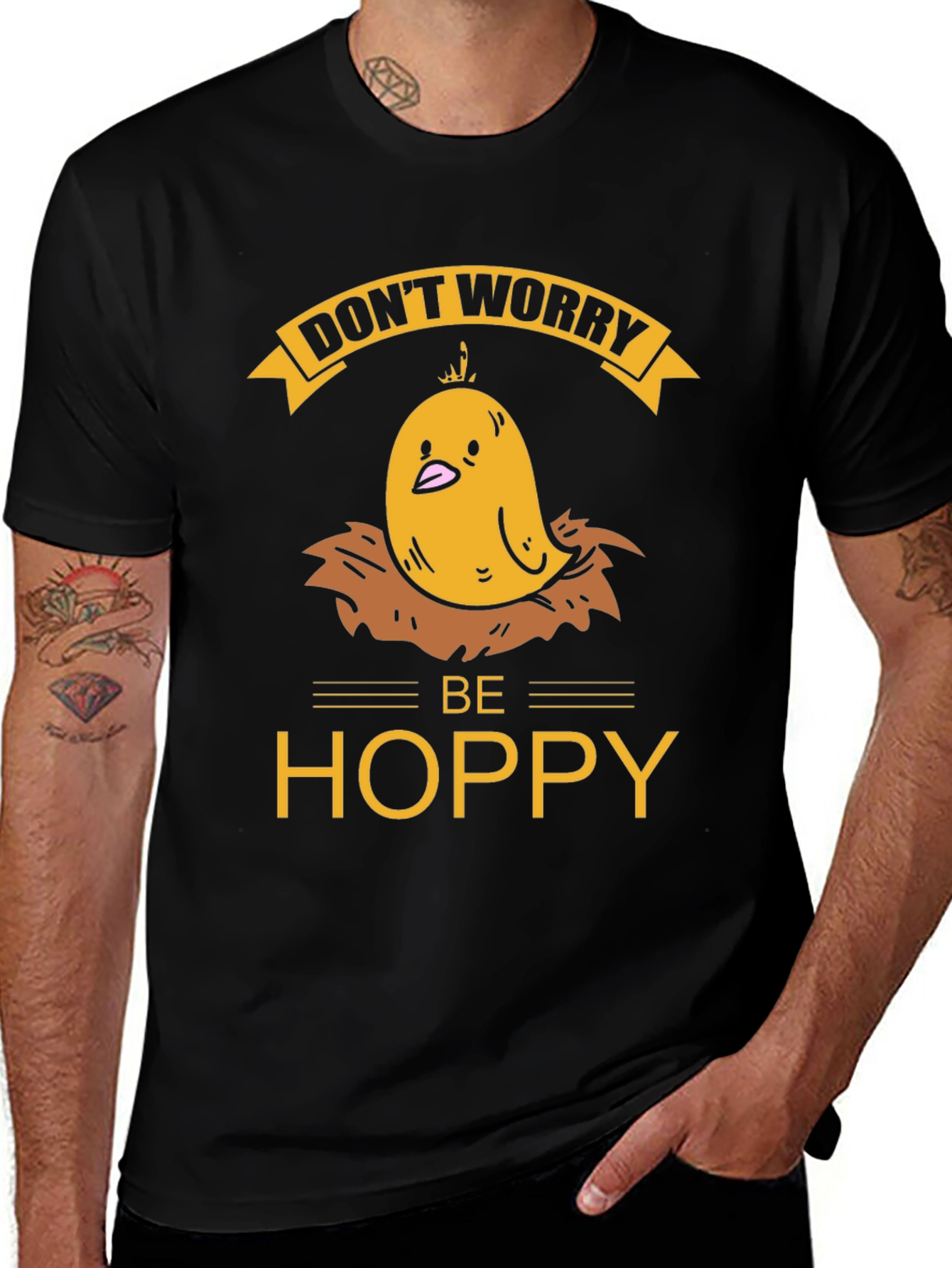 Dont Worry Be Hoppy Graphic Tee