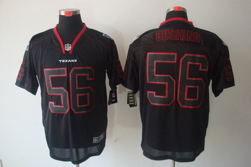 Men's Houston Texans Brian Cushing #56 Black Game Jerseys