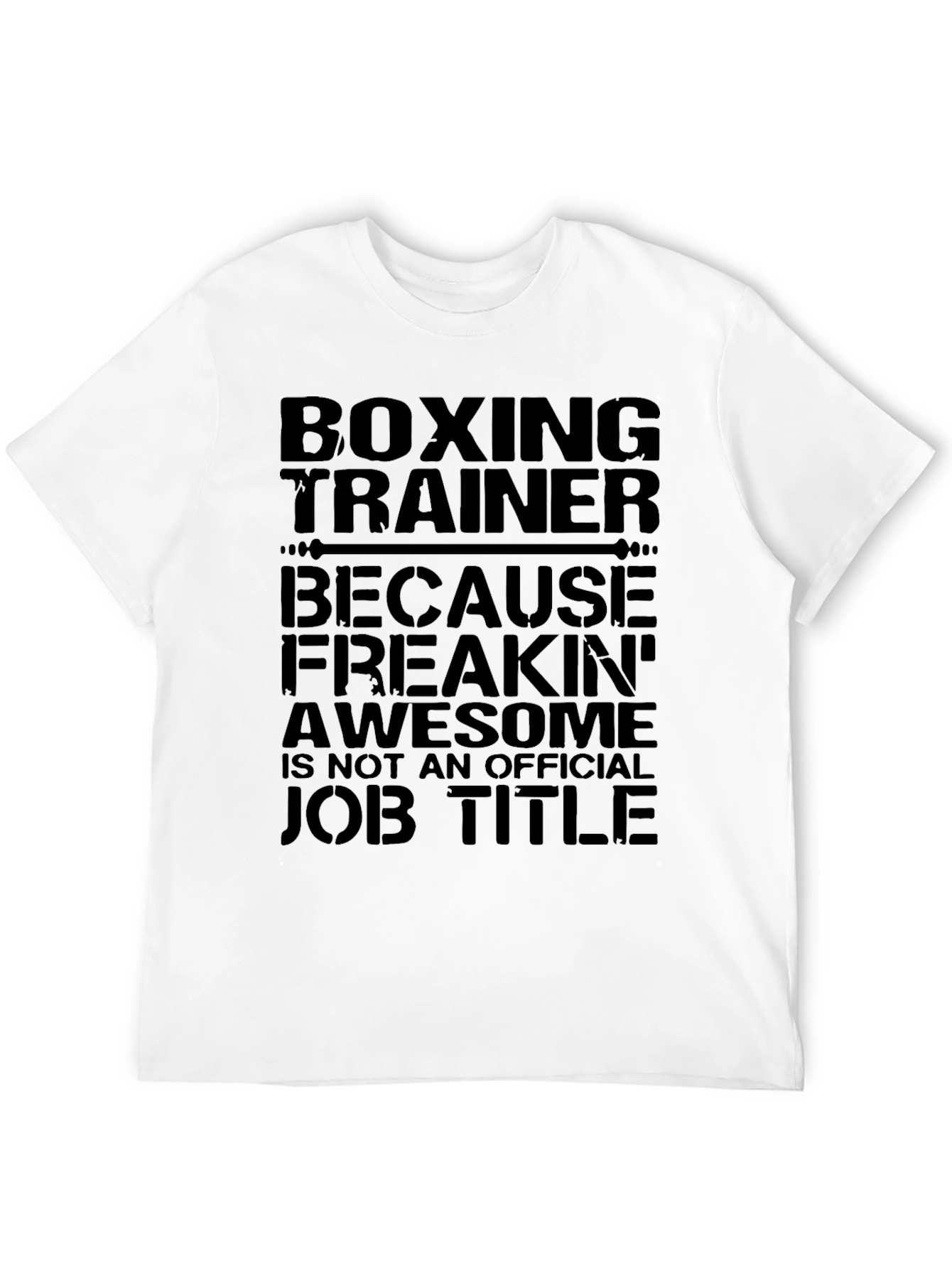 Boxing Trainer Funny Job Title T-Shirt