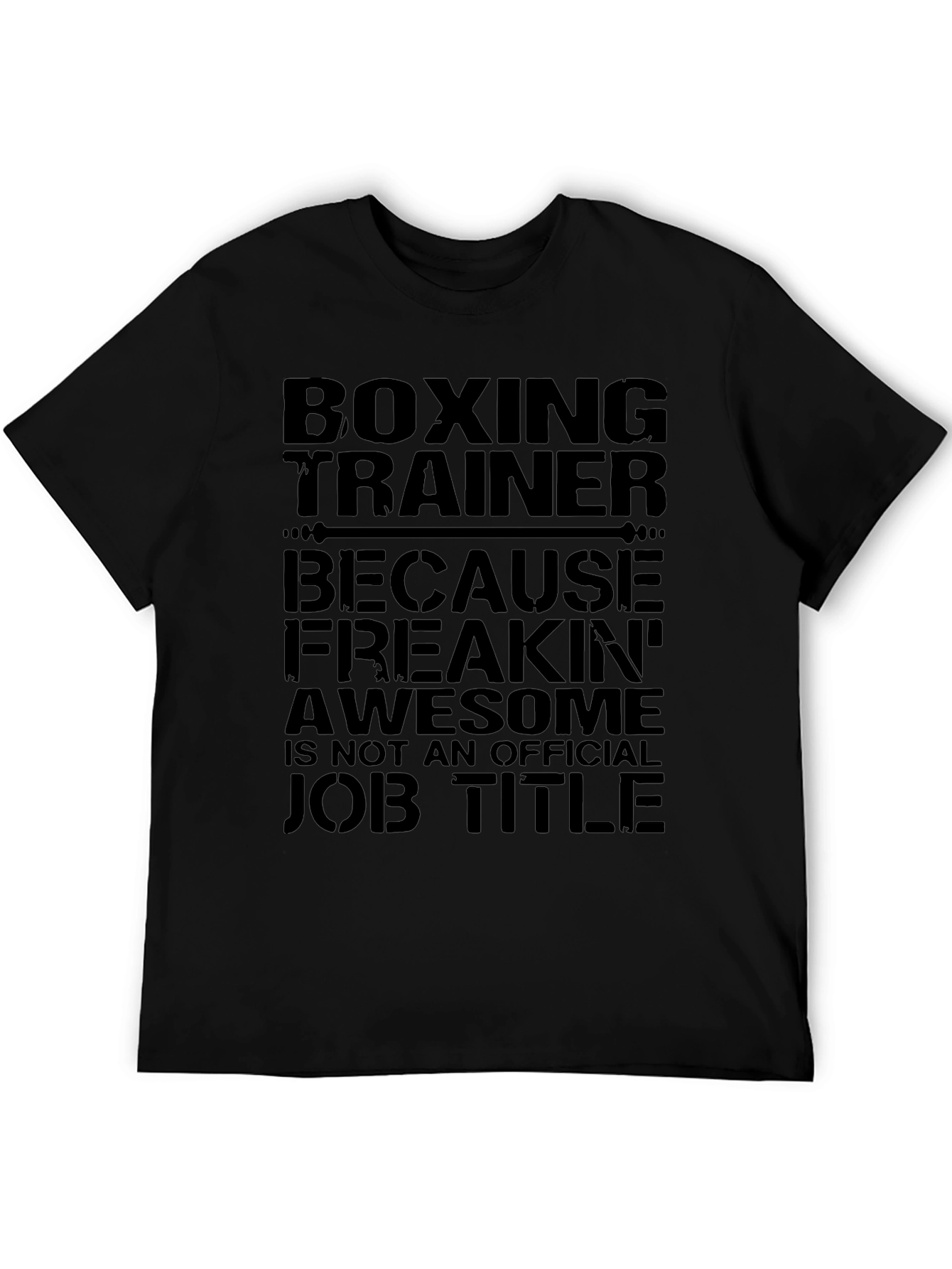 Boxing Trainer Funny Job Title T-Shirt
