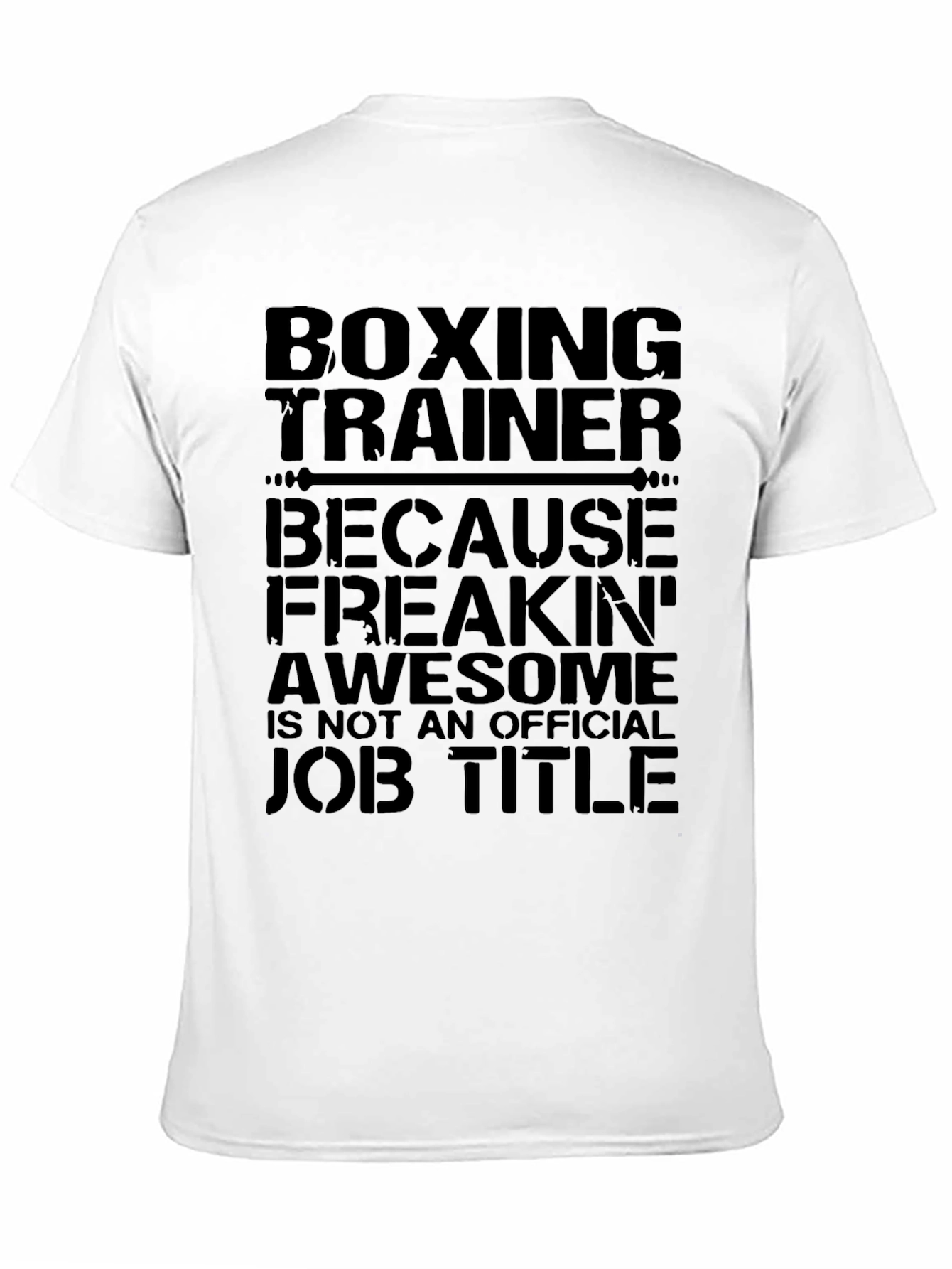 Boxing Trainer Funny Job Title T-Shirt