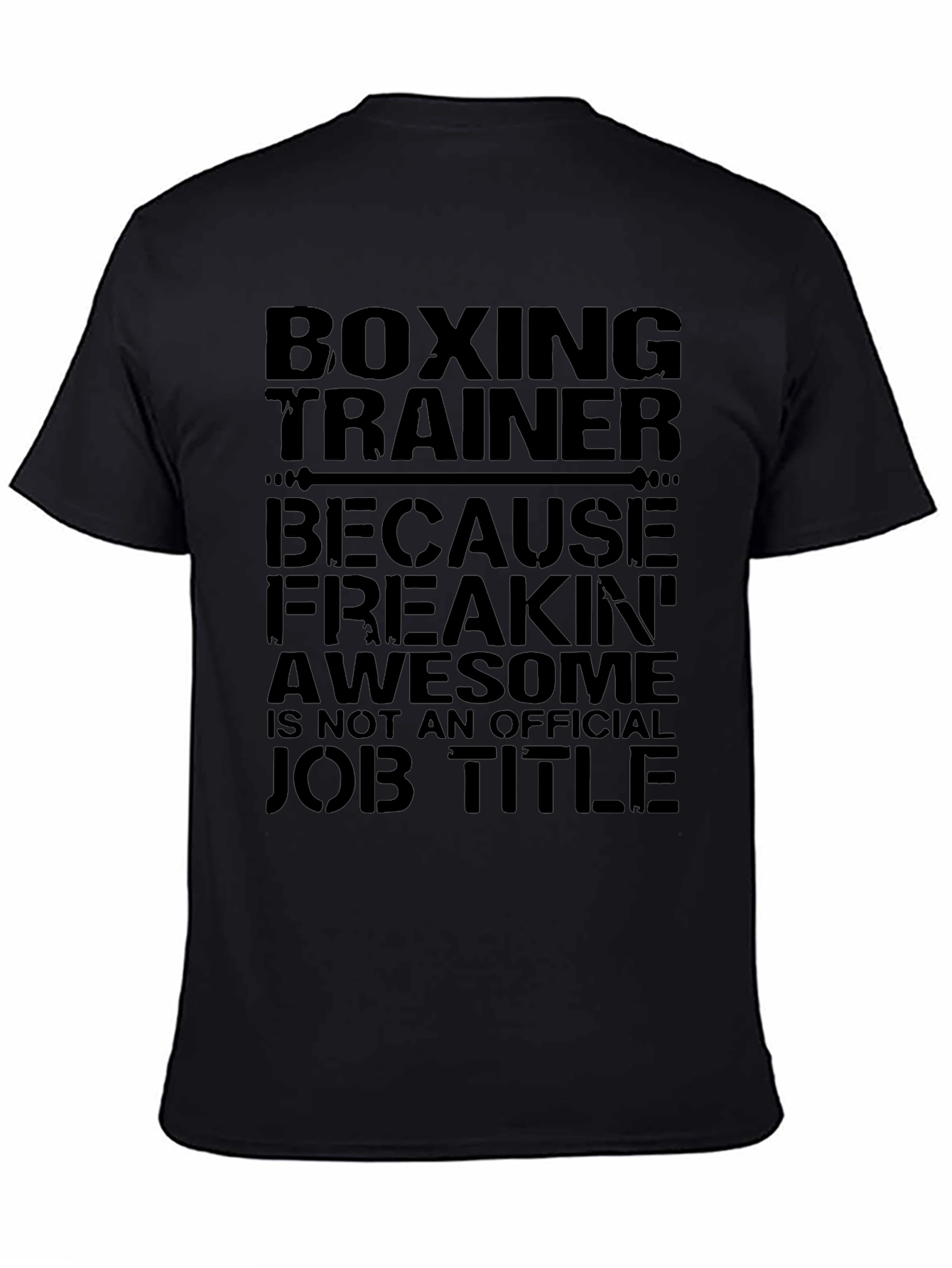 Boxing Trainer Funny Job Title T-Shirt