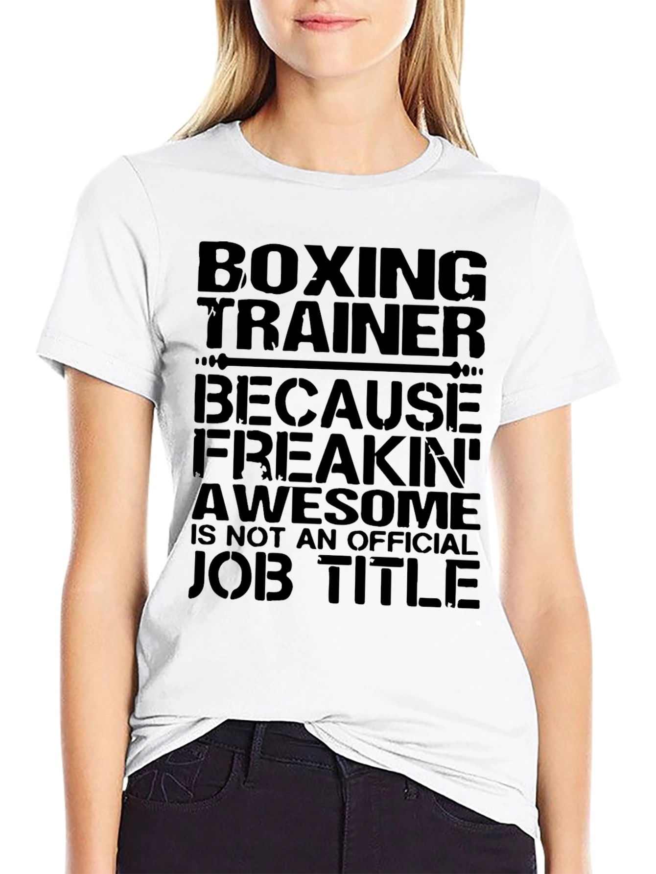 Boxing Trainer Funny Job Title T-Shirt