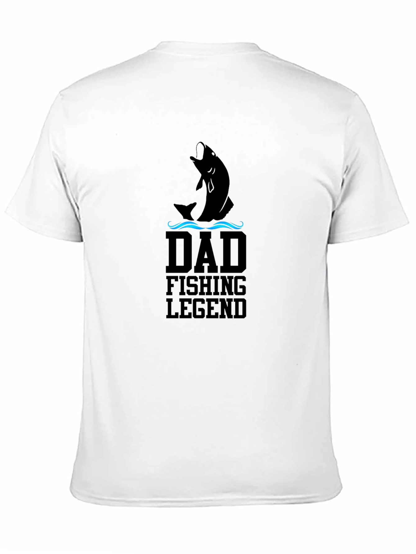 Dad Fishing Legend Graphic T-Shirt