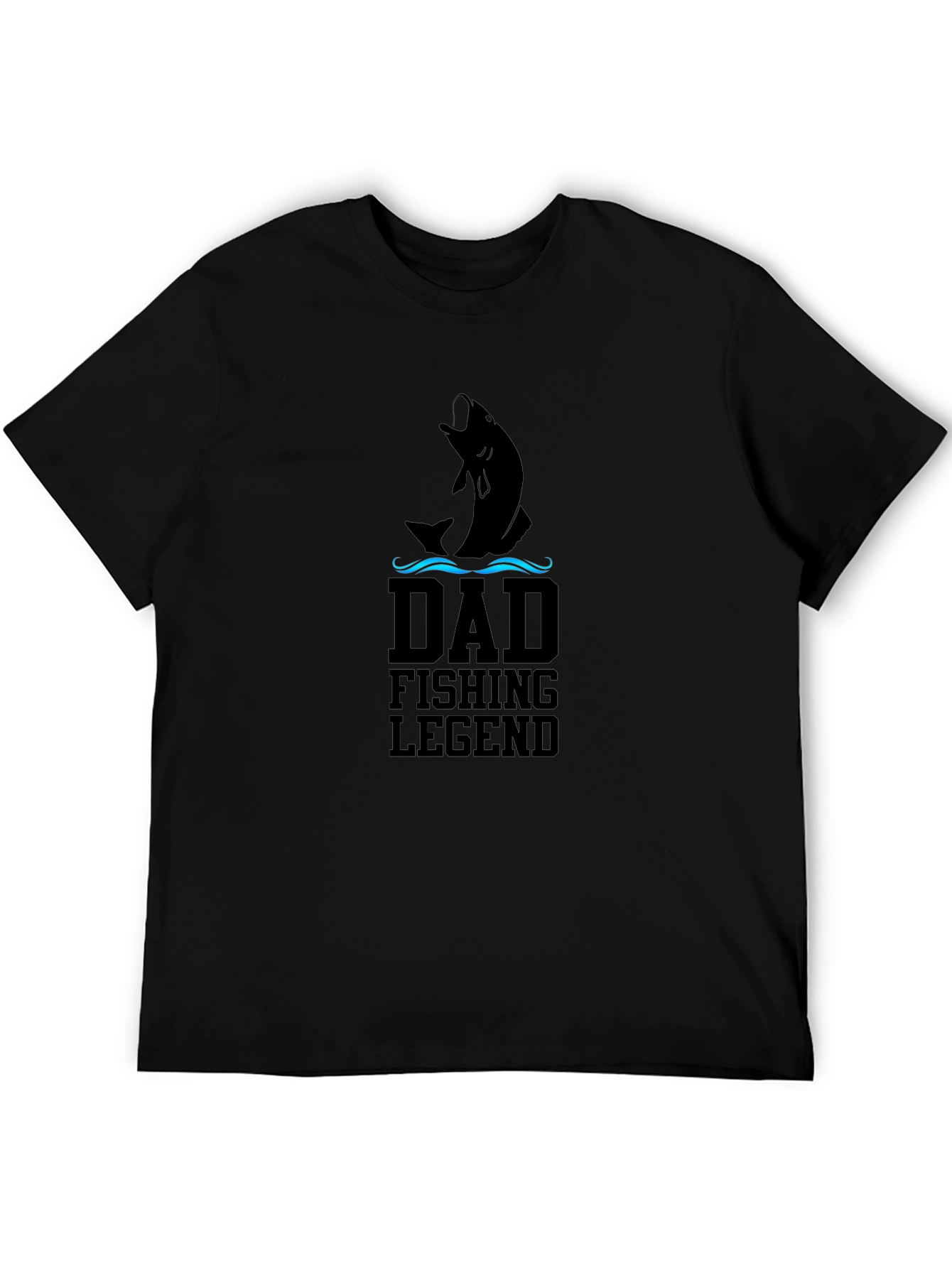 Dad Fishing Legend Graphic T-Shirt