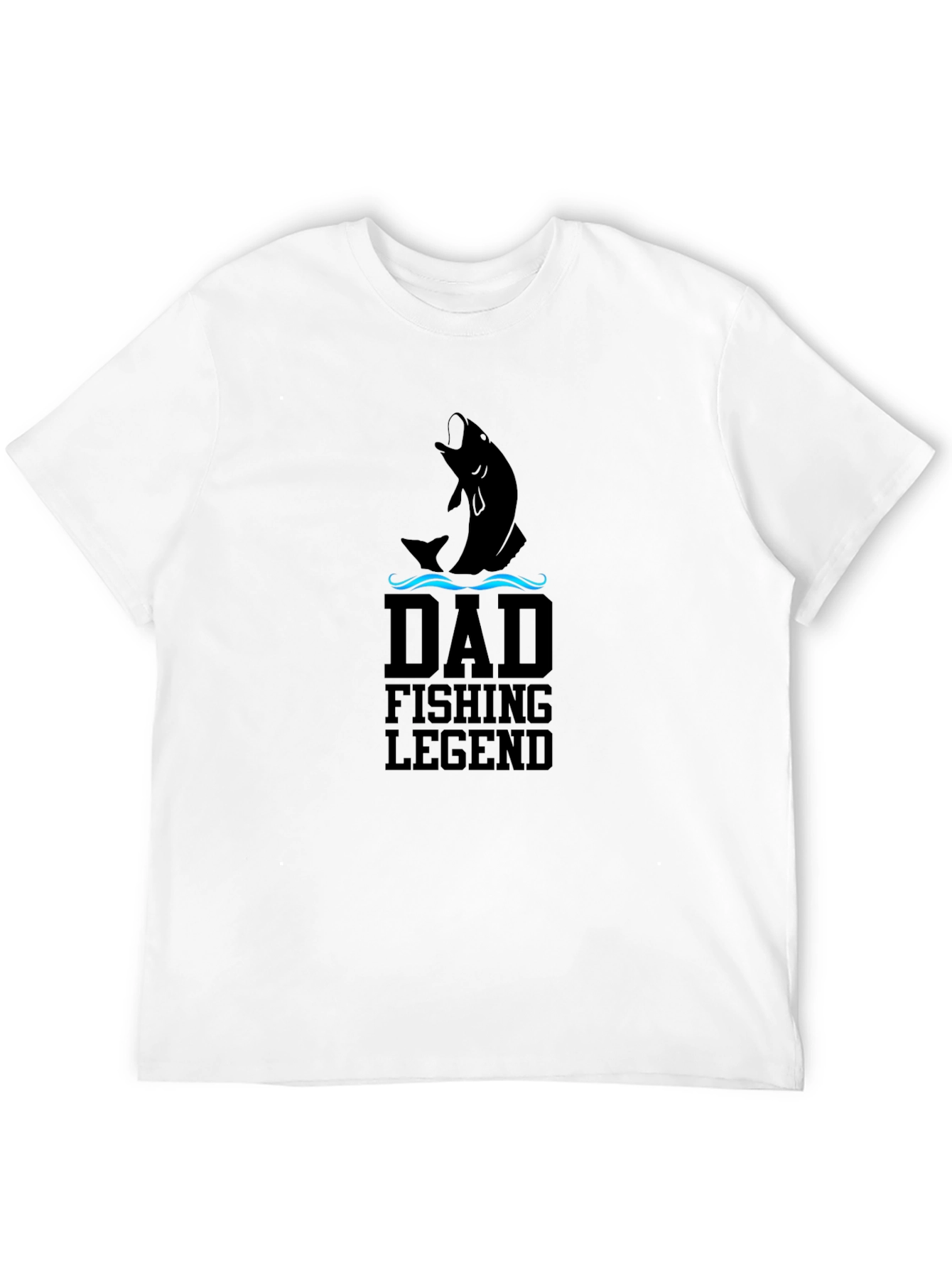 Dad Fishing Legend Graphic T-Shirt
