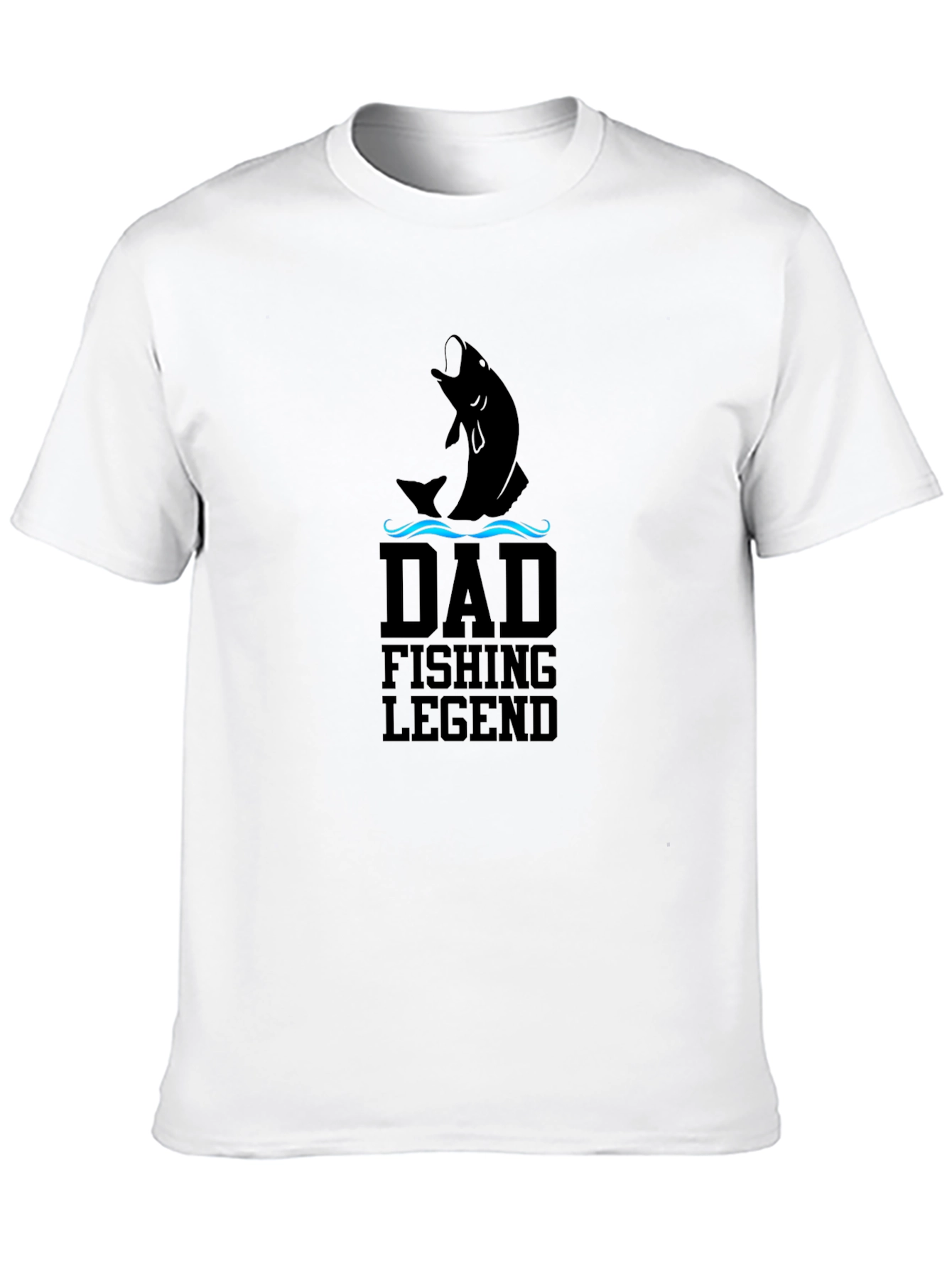 Dad Fishing Legend Graphic T-Shirt