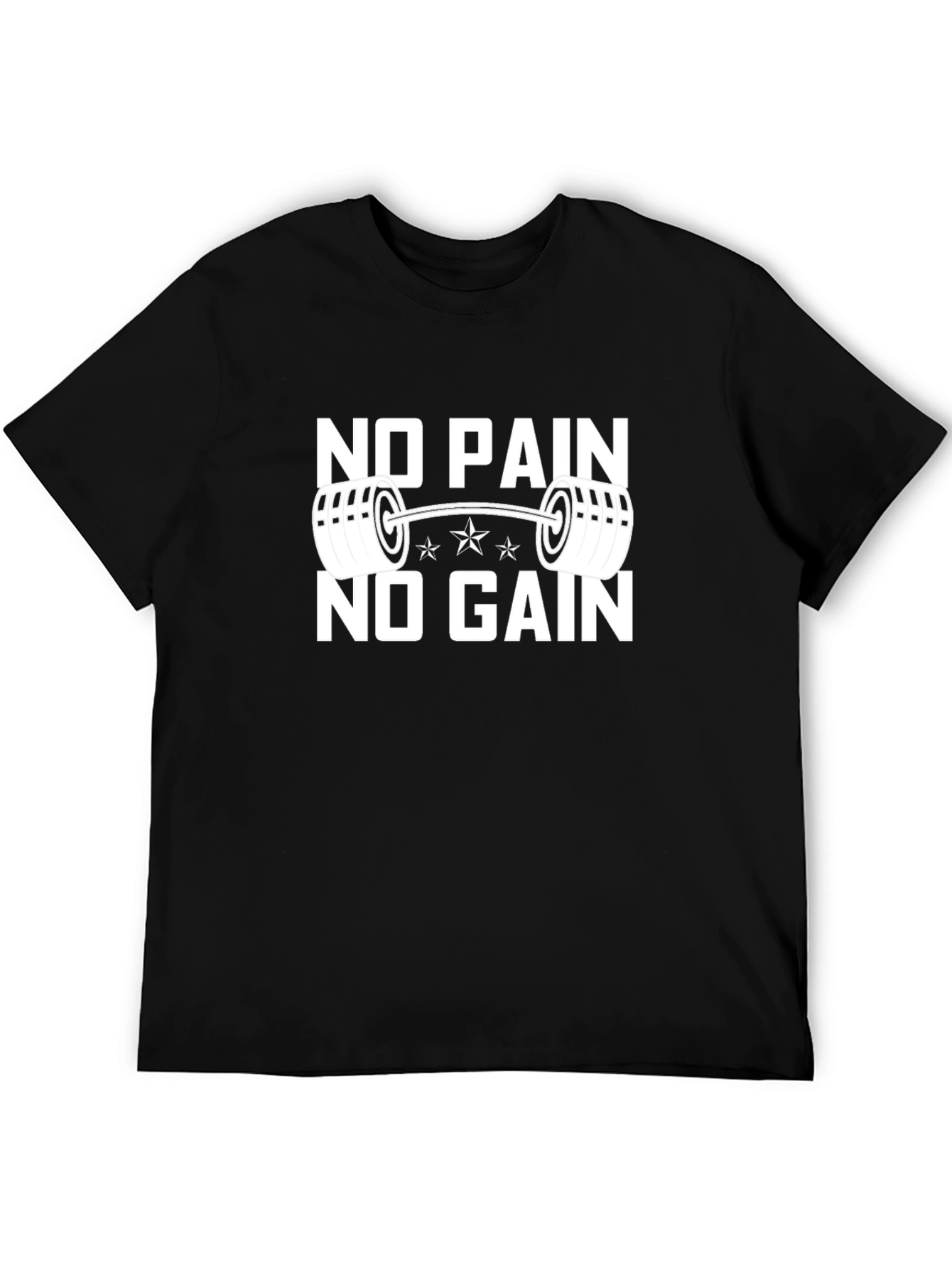 No Pain No Gain Gym T-Shirt - Fitness Motivation