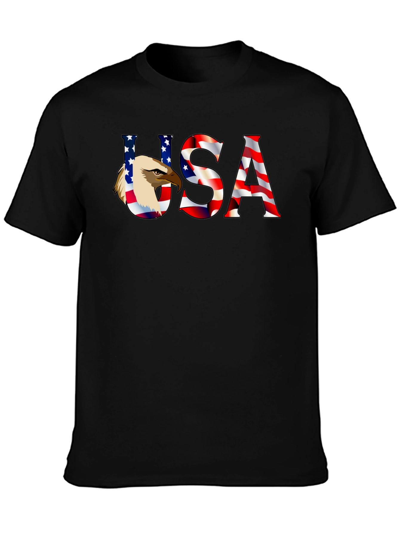 USA Eagle Graphic T-Shirt - Patriotic American Pride