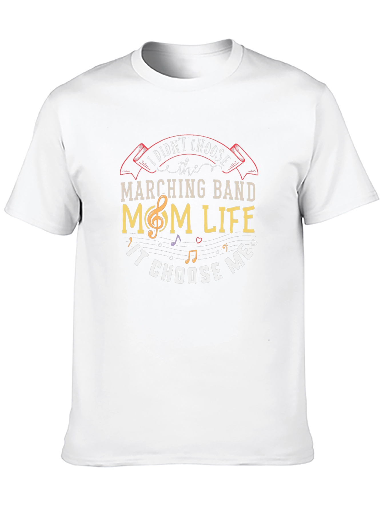 Marching Band Mom Life Black T-Shirt