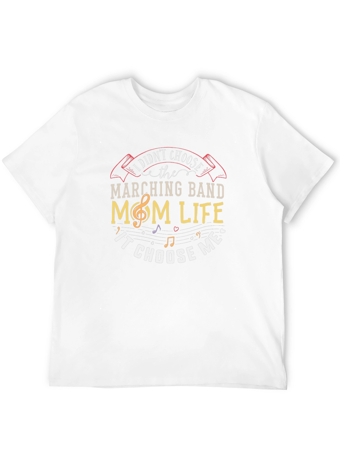 Marching Band Mom Life Black T-Shirt