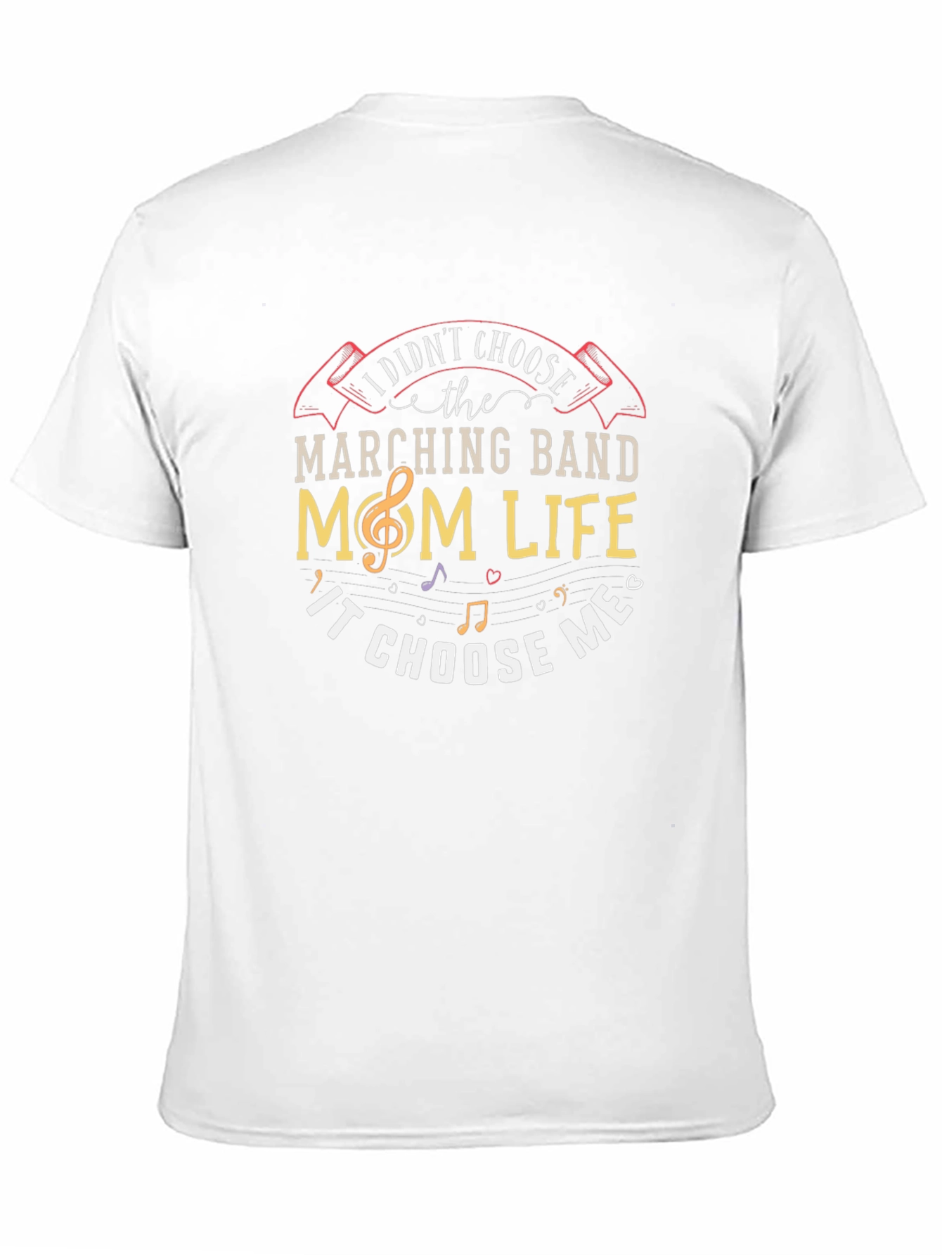 Marching Band Mom Life Black T-Shirt