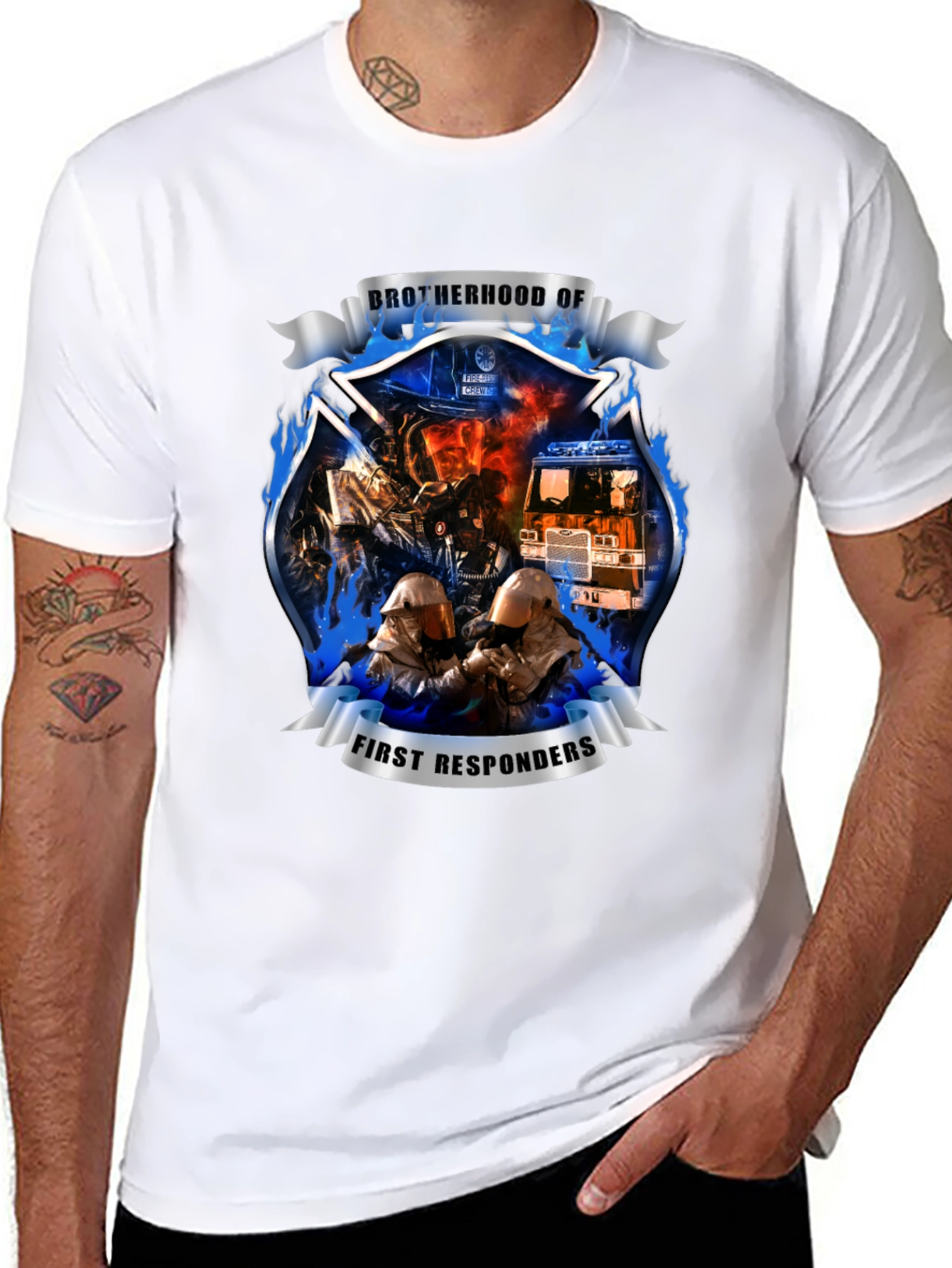Brotherhood of First Responders Graphic T-Shirt