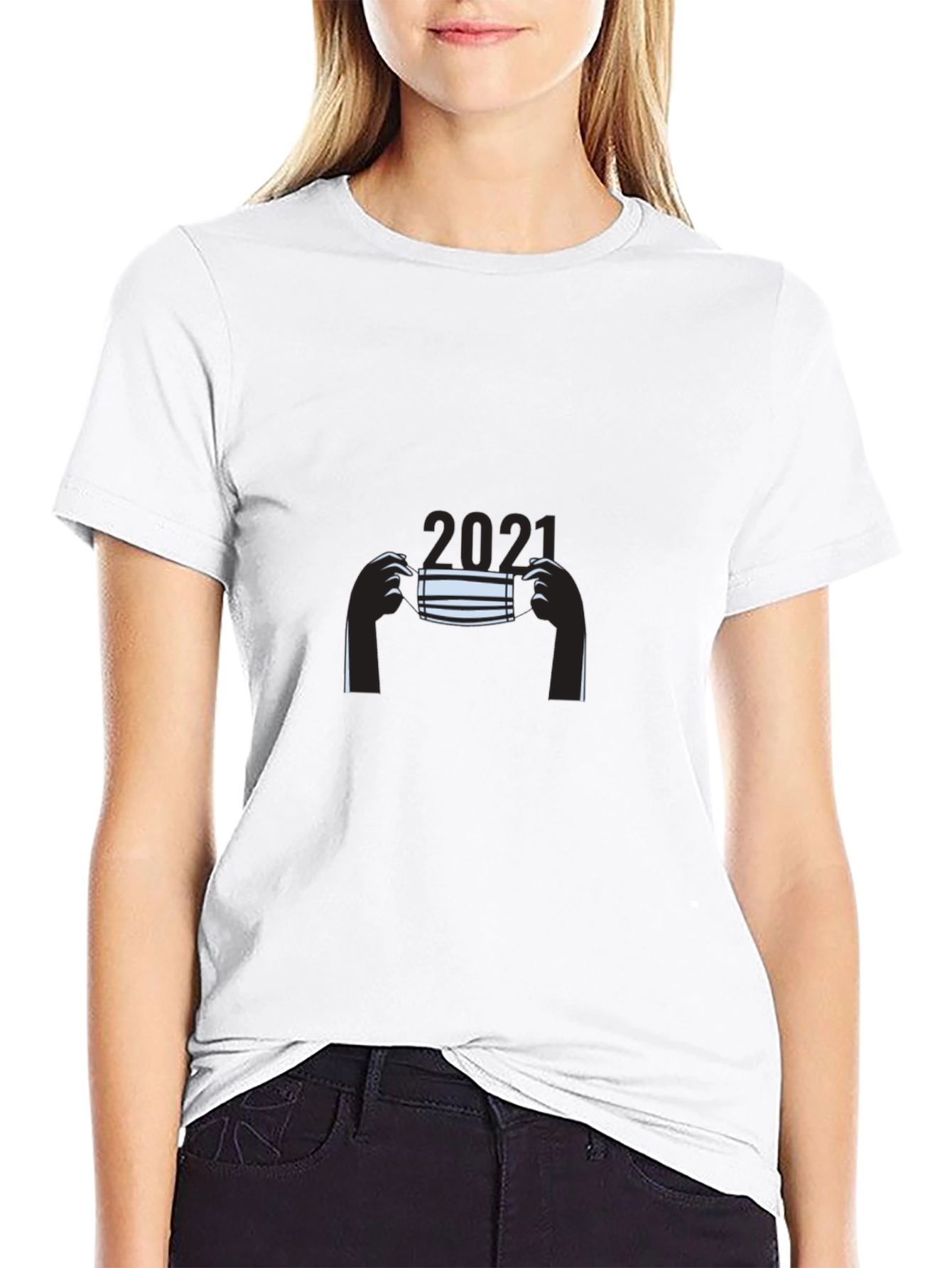 2021 Mask Graphic T-Shirt