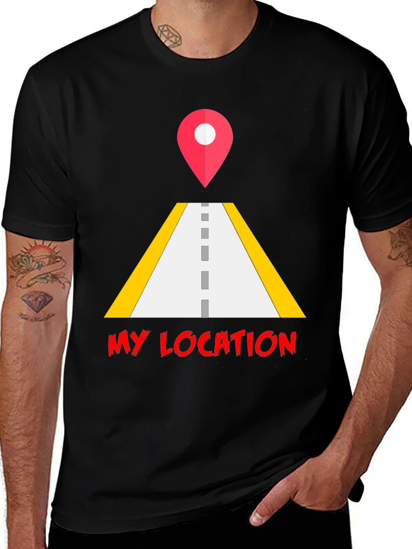 My Location Graphic T-Shirt