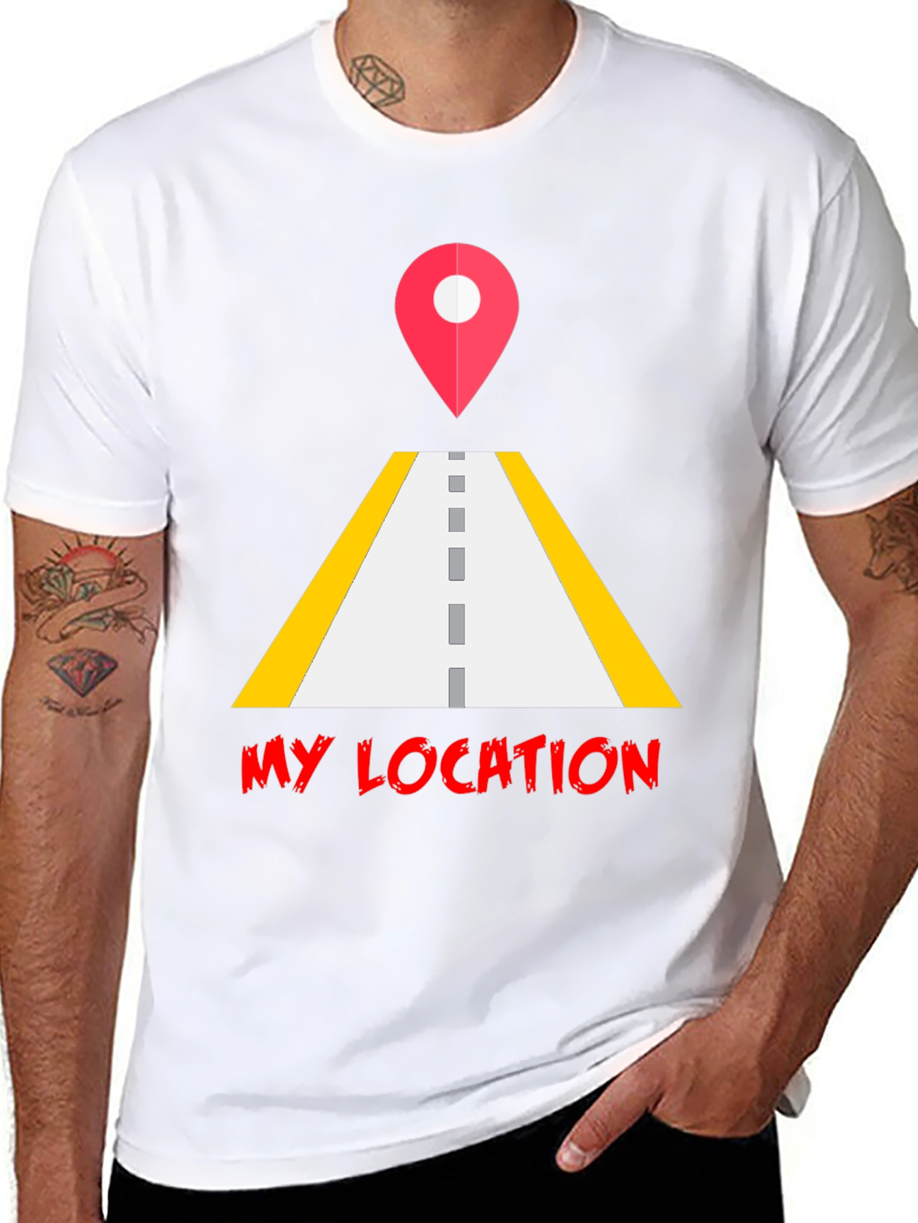 My Location Graphic T-Shirt