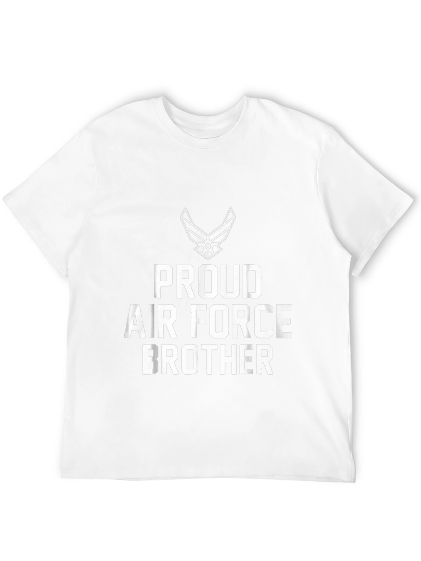 Proud Air Force Brother Black Graphic Tee