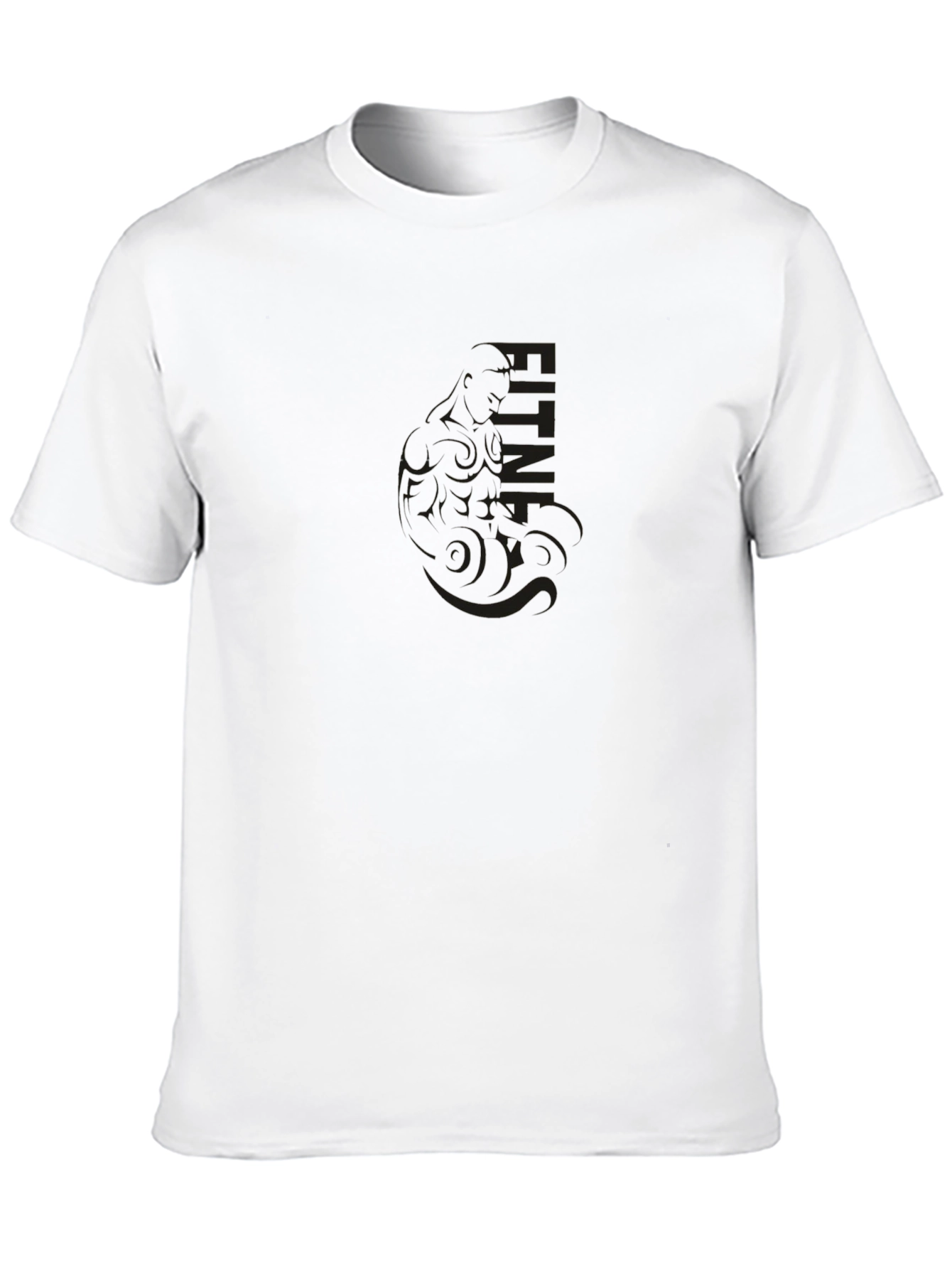Mens Black Graphic T-Shirt - Casual Style