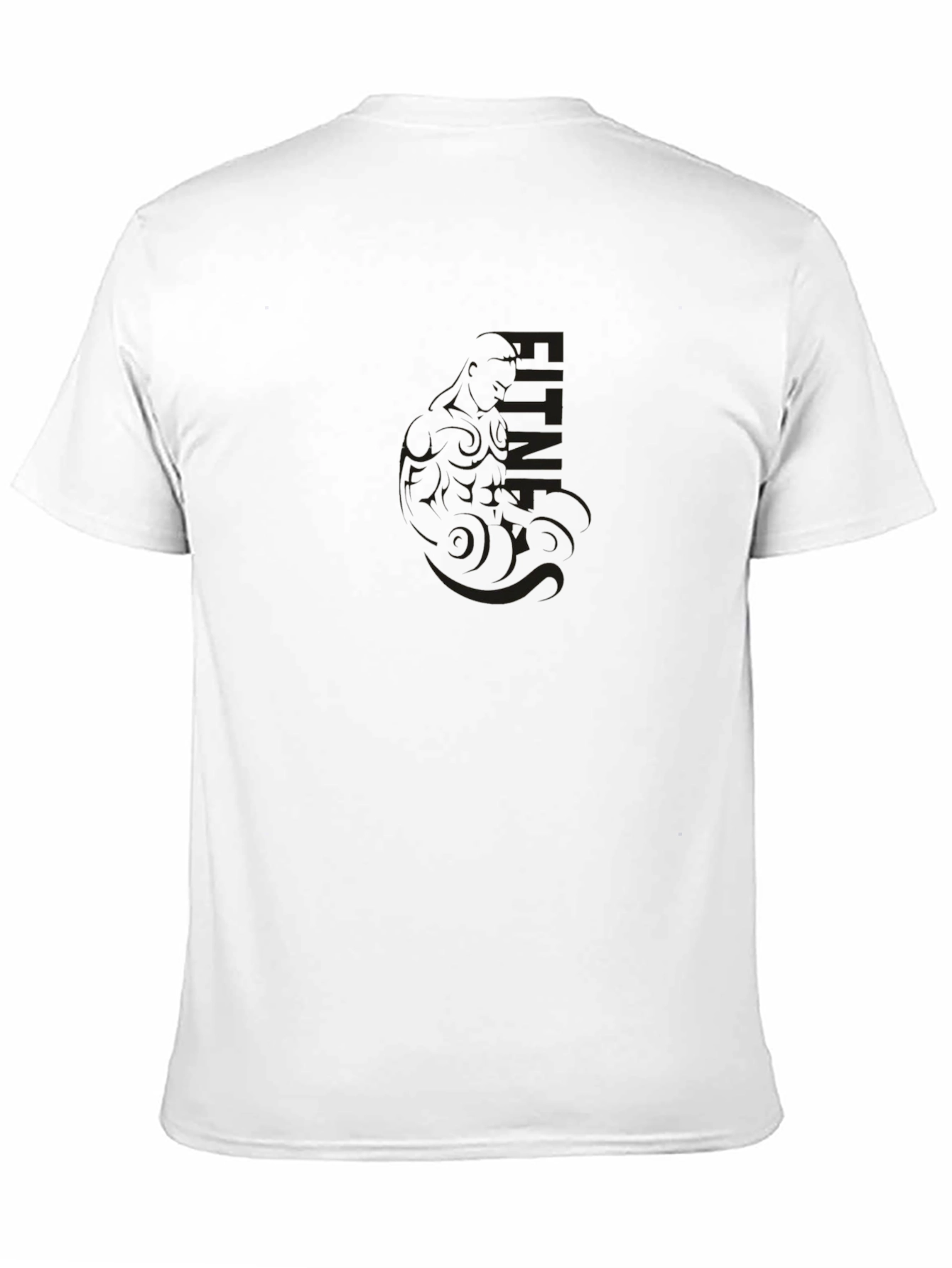 Mens Black Graphic T-Shirt - Casual Style