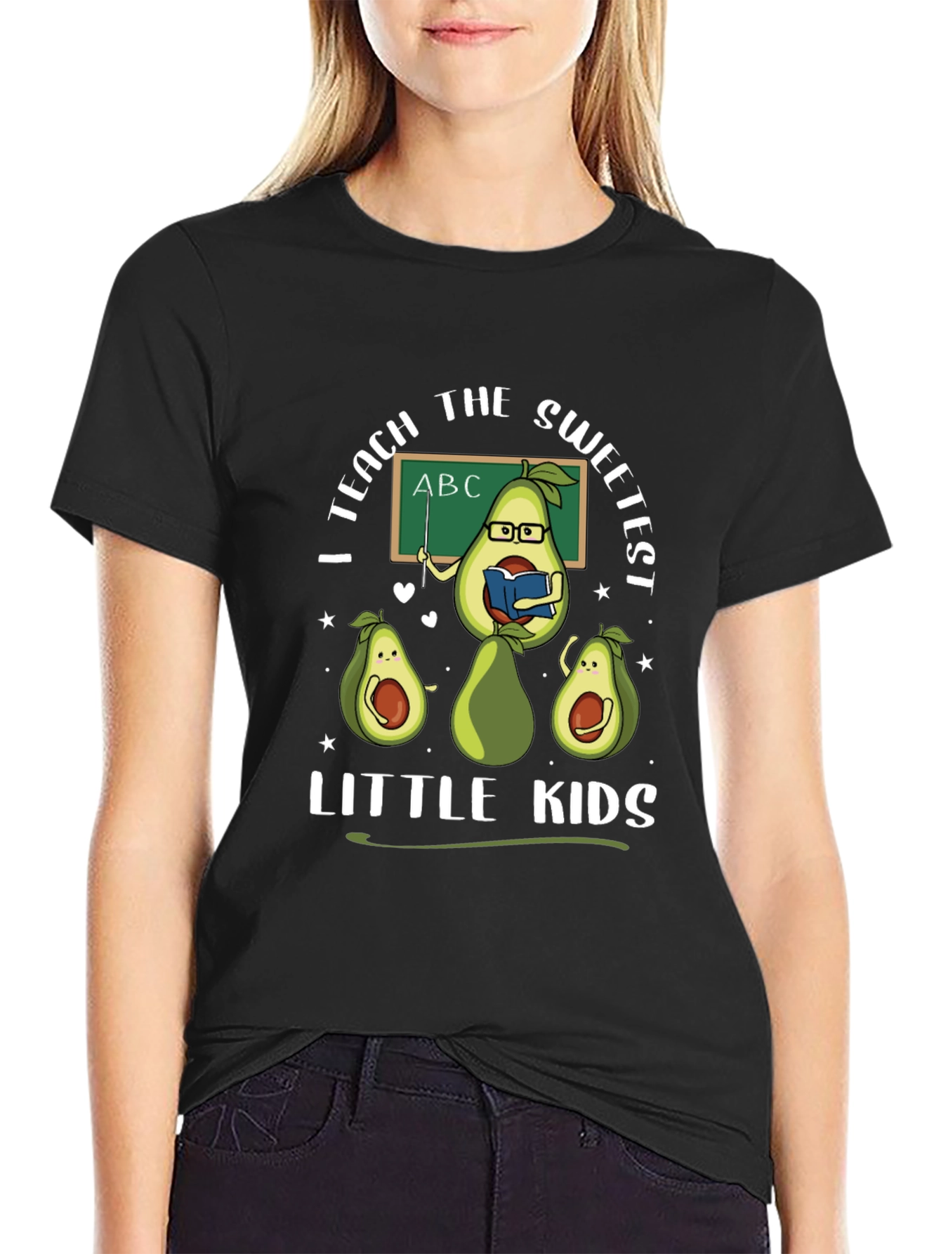 Sweetest Little Kids Teacher Avocado T-Shirt
