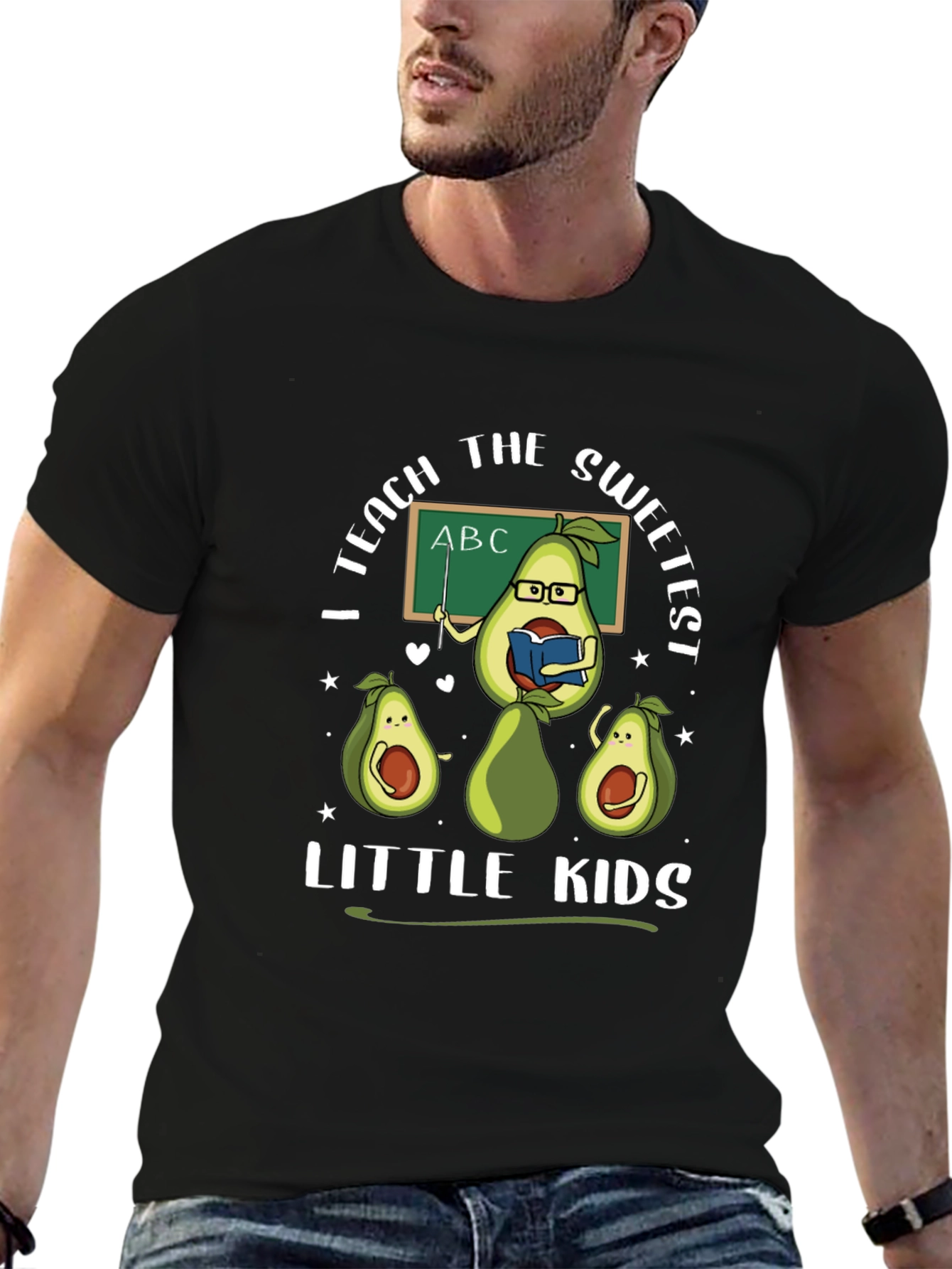 Sweetest Little Kids Teacher Avocado T-Shirt